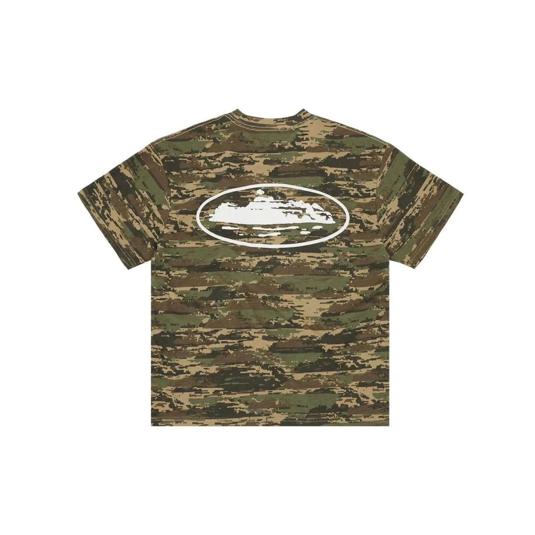 Corteiz Island Puff Print Tee Digi Camo