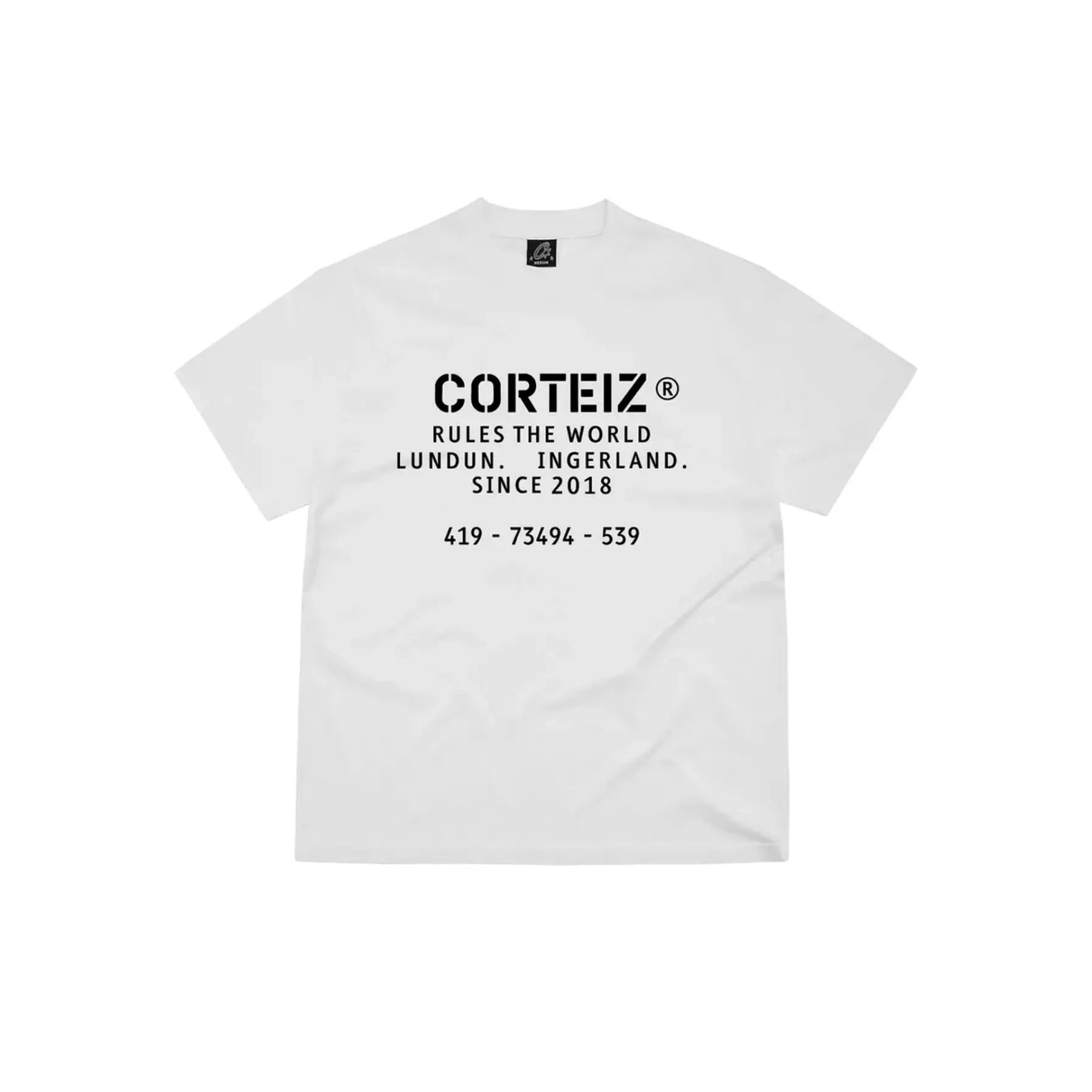 Corteiz OG Stencil Tee White