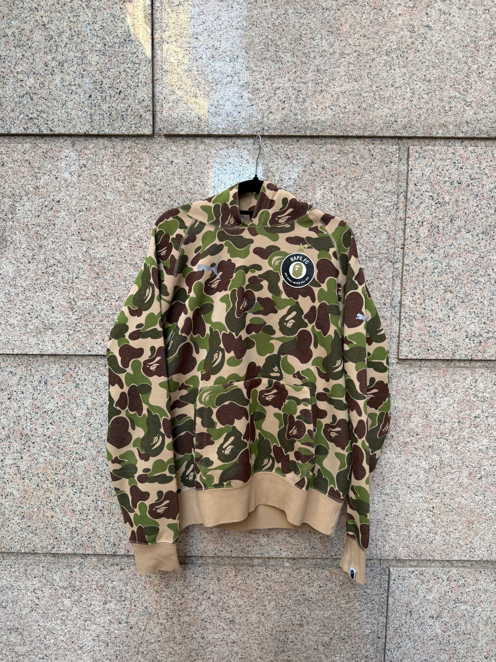A Bathing Ape Bape X Puma Camo Hoodie SAMPLE 2015 - M (USED)