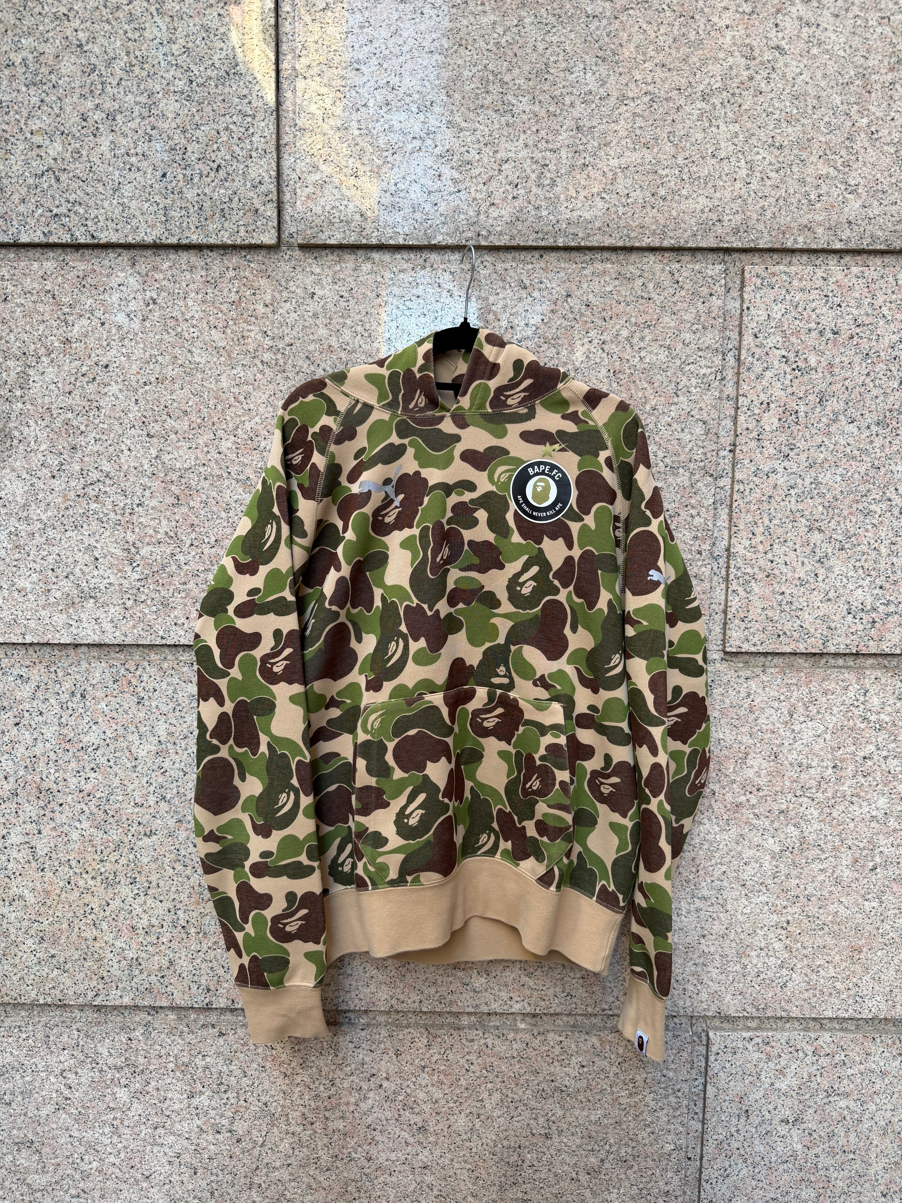 A Bathing Ape Bape X Puma Camo Hoodie SAMPLE 2015 - M (USED)