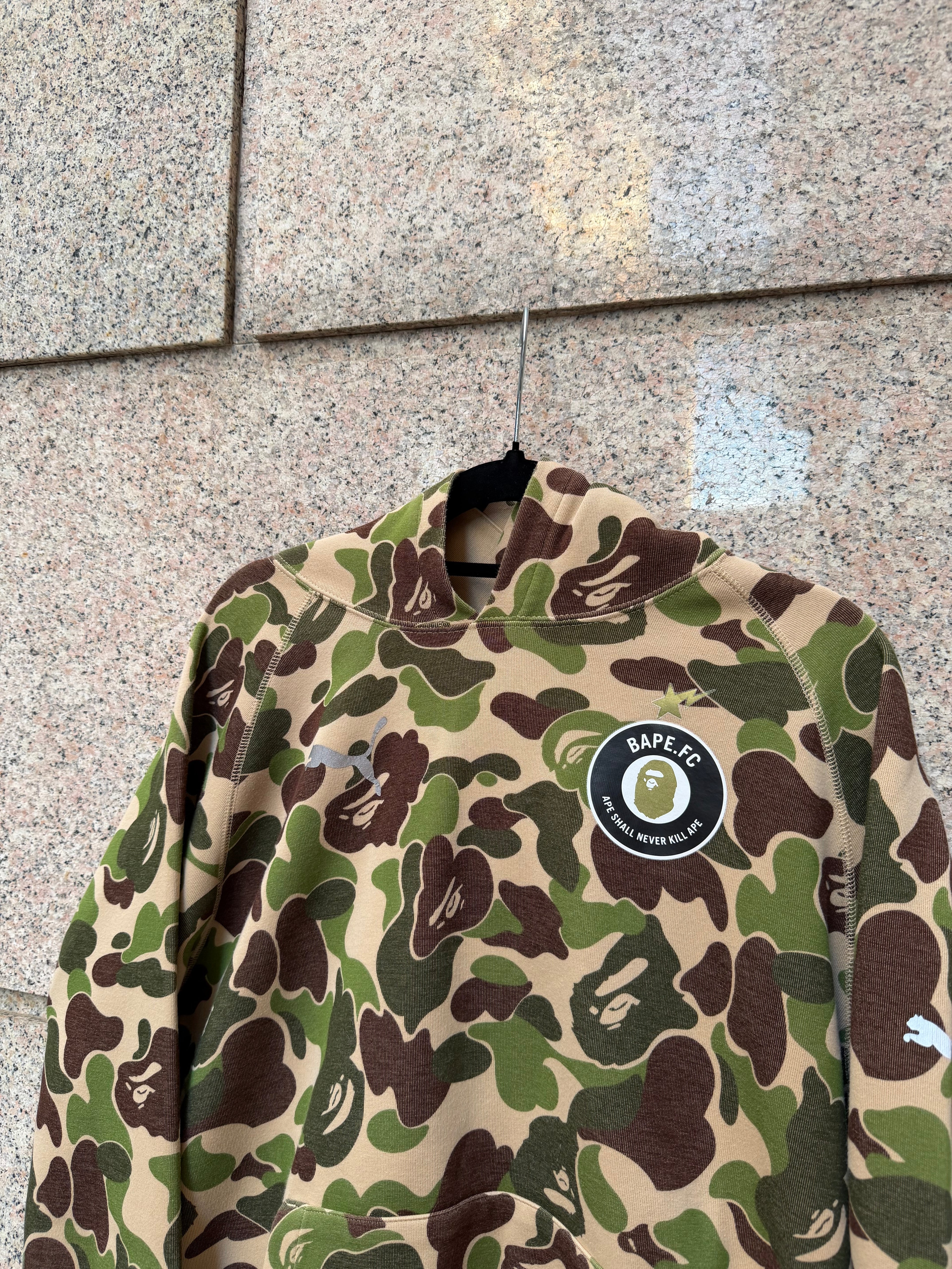 A Bathing Ape Bape X Puma Camo Hoodie SAMPLE 2015 - M (USED)