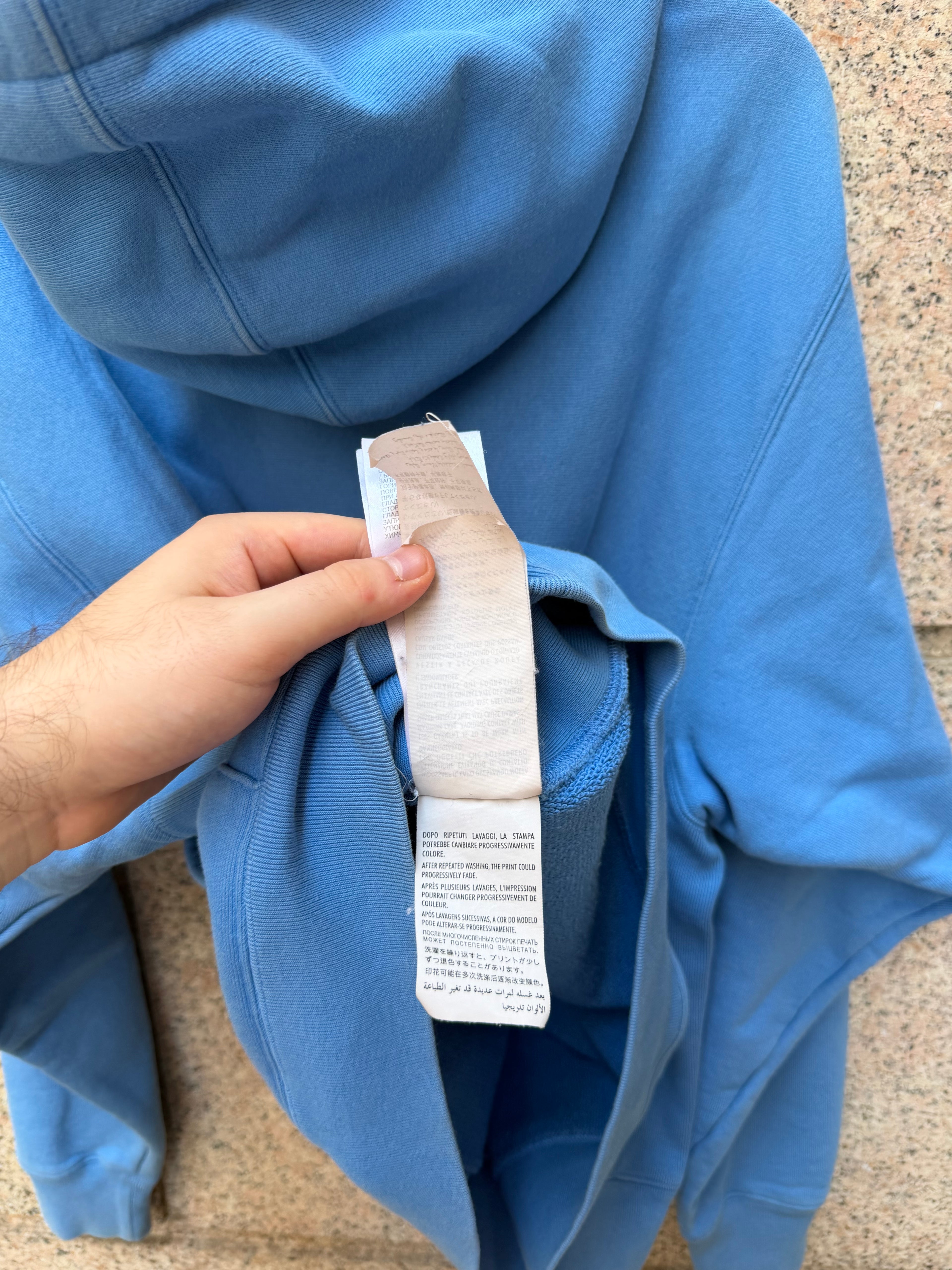 Gucci Band Hoodie Blue - M (USED)