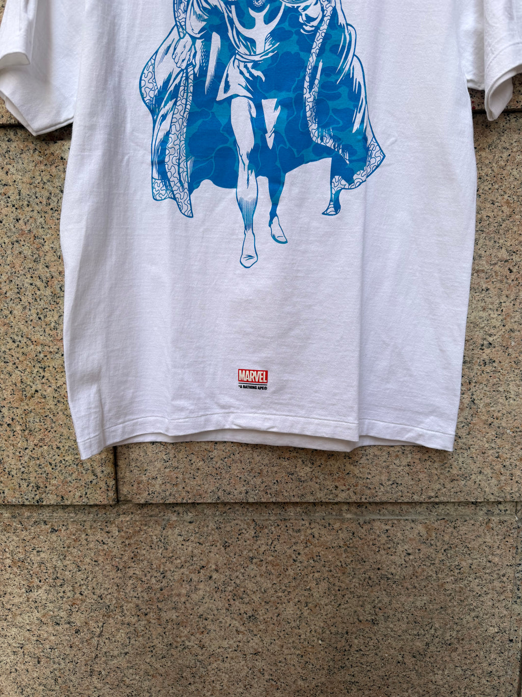 A Bathing Ape Bape X Marvel Doctor Strange Tee White - M (USED)