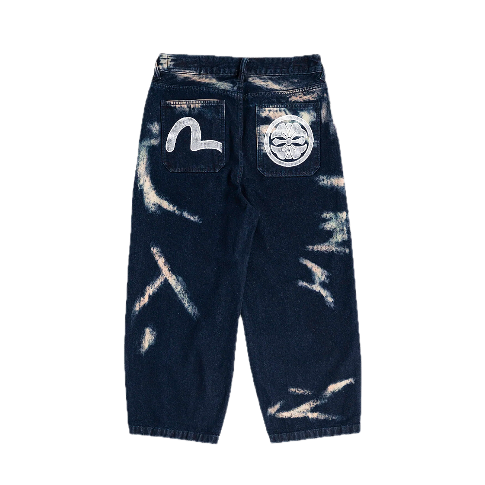 Evisu Dye Jeans Printed Seagull Indigo