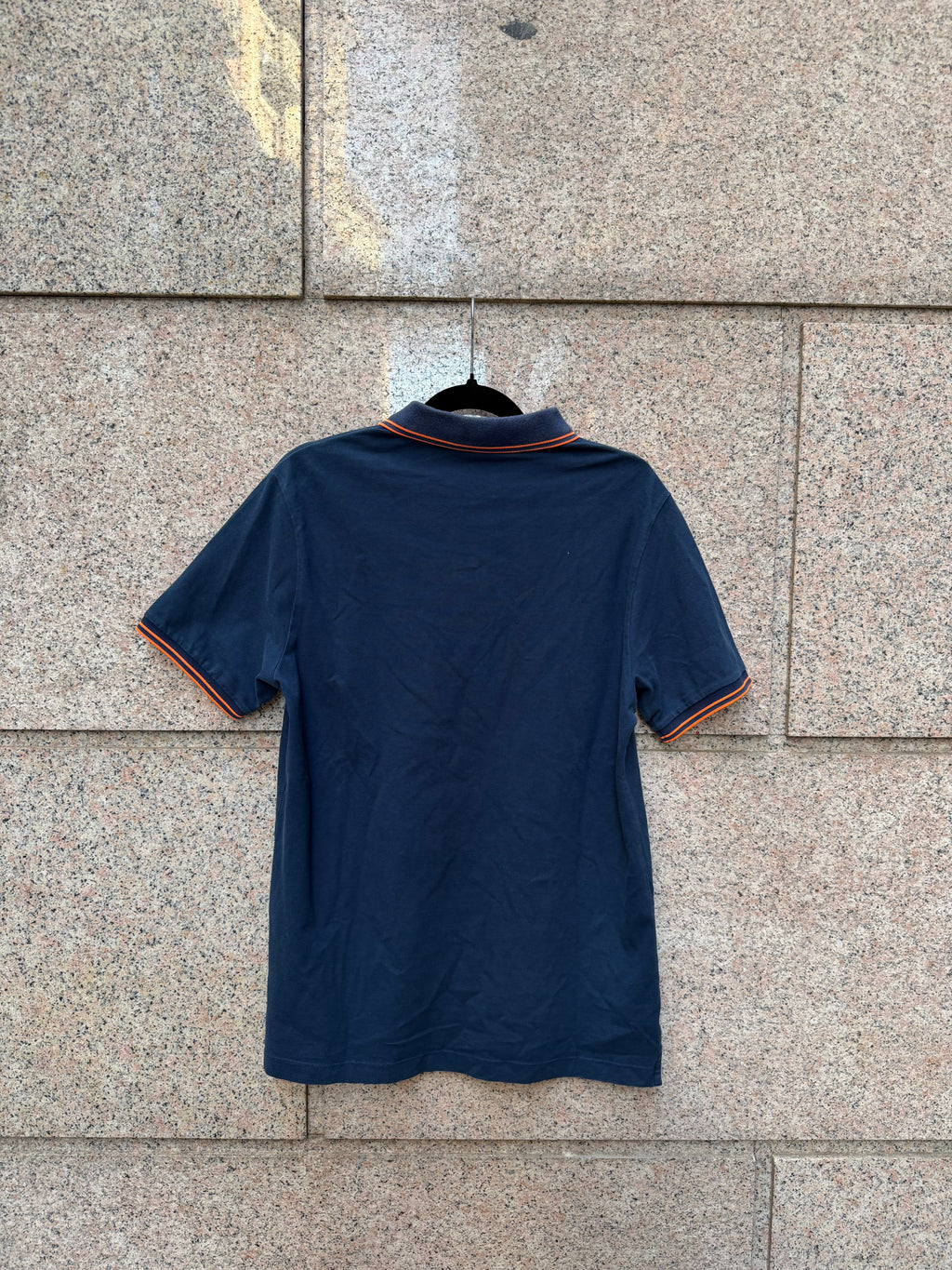 Stone Island Navy Polo Slim Fit - L Fit S/M (USED)