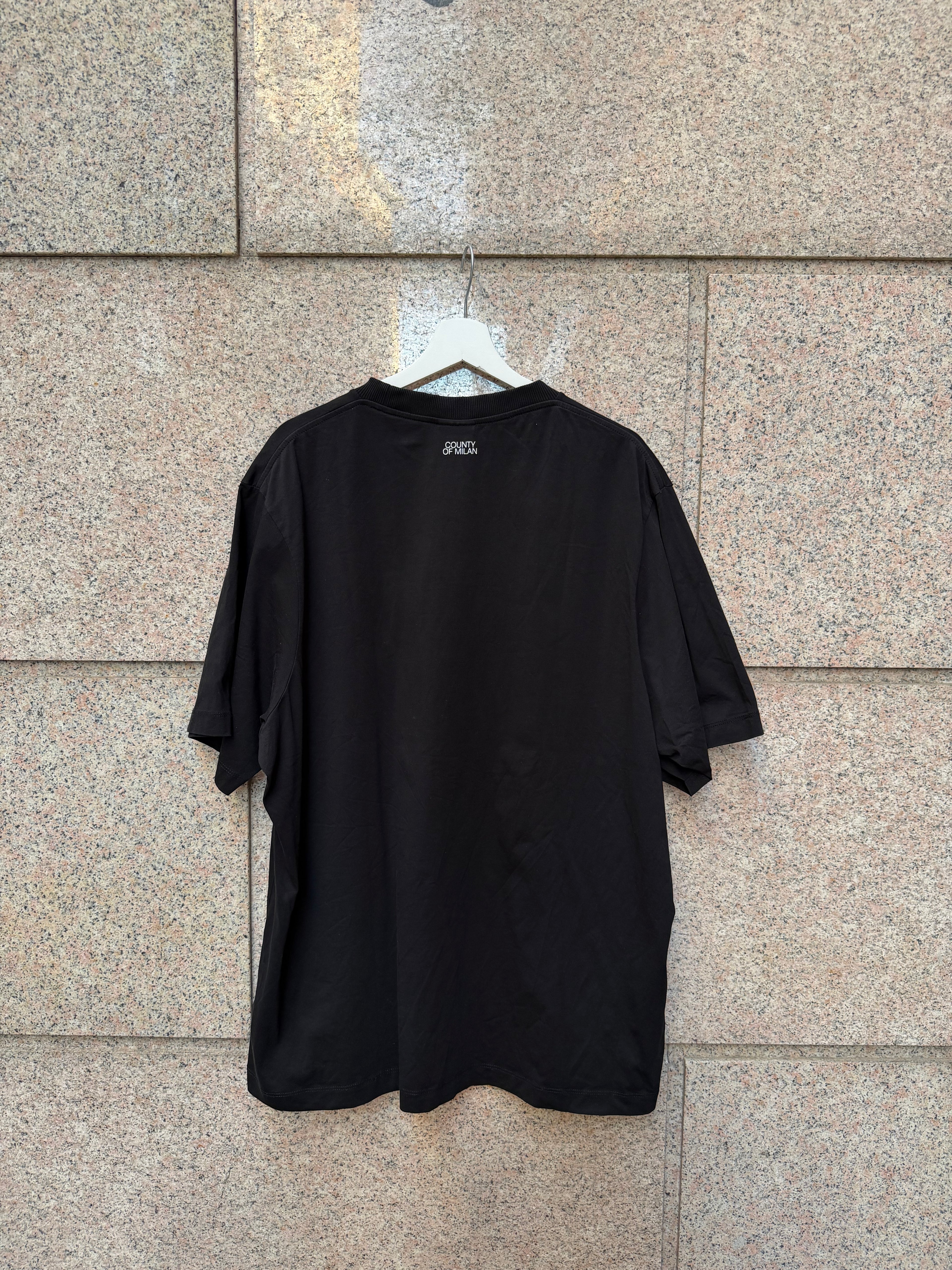 Marcelo Burlon Black Cross White T-Shirt - XL (USED)