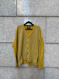 Stussy Cardigan Yellow Ochre - L (USED)
