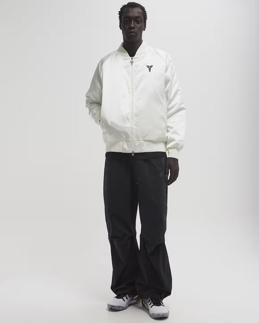 Nike x Kobe Bryant Year of Mamba Insulated Bomber Jacket Satin White