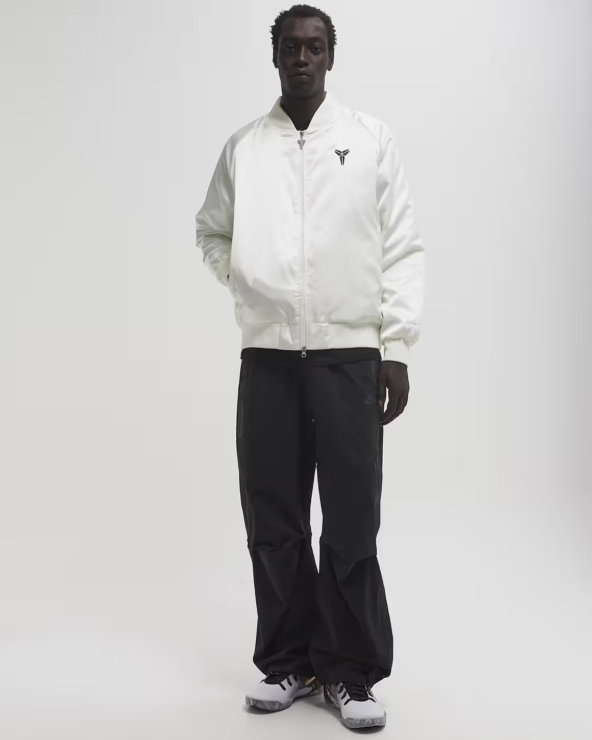 Nike x Kobe Bryant Year of Mamba Insulated Bomber Jacket Satin White