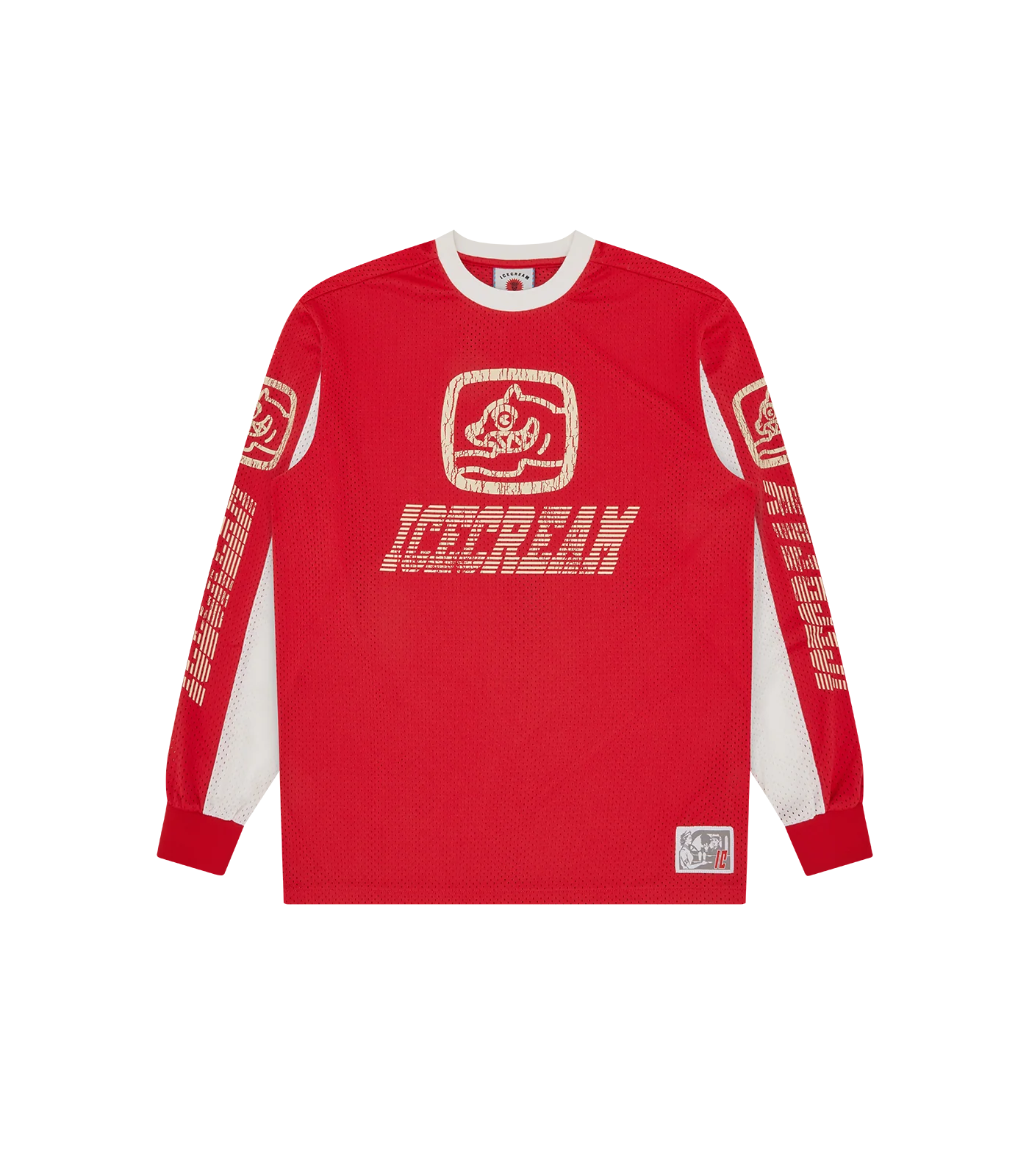 Icecream Racing Moto Longsleeve Jersey Red