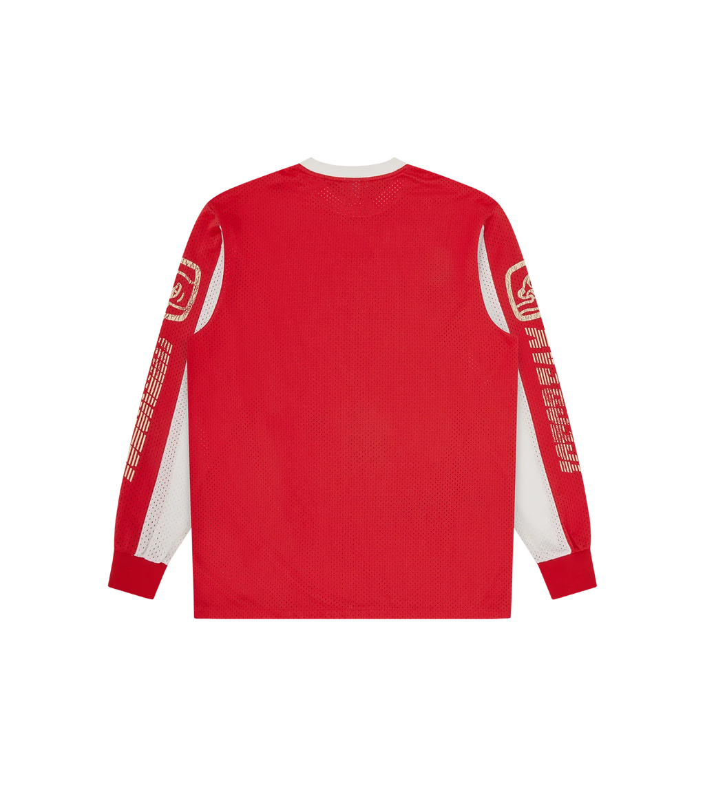 Icecream Racing Moto Longsleeve Jersey Red