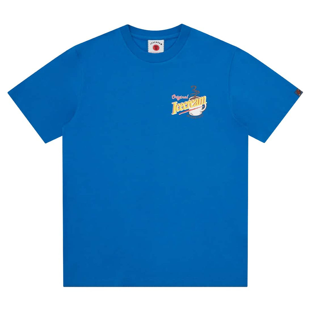 Icecream Diner Coffe T-Shirt Blue