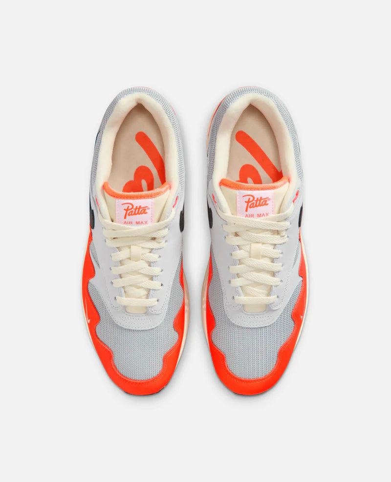 Nike Air Max 1 Patta Waves Hyper Crimson Pure Platinum