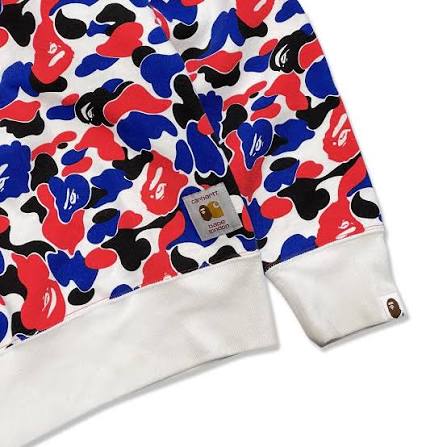 A Bathing Ape BAPE Crewneck London Carhartt Store Camo