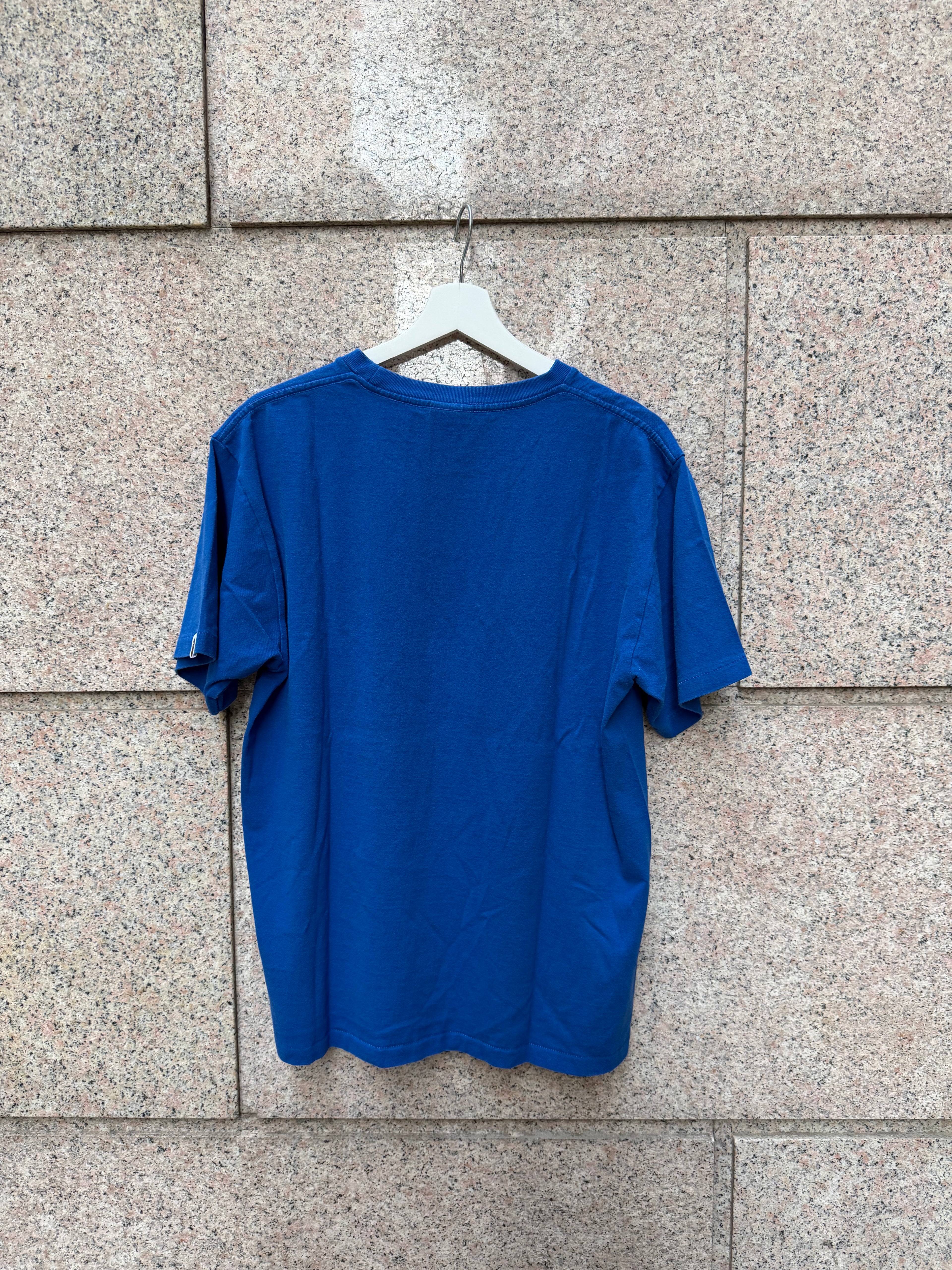 A Bathing Ape Bape Tee College Blue - L (USED)