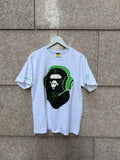 A Bathing Ape Bape Tee X Razer White Green - L (USED)