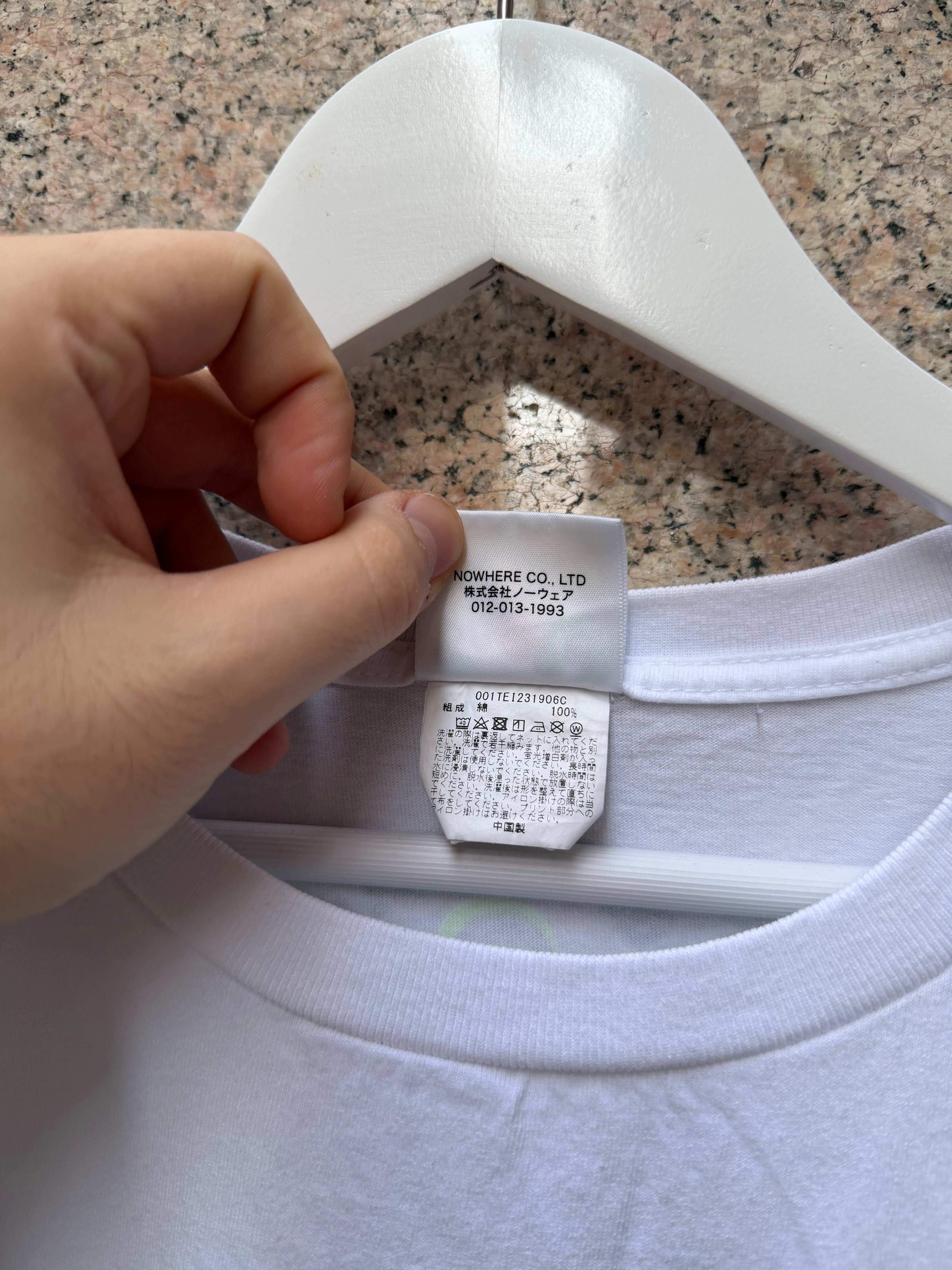 A Bathing Ape Bape Tee X Razer White Green - L (USED)