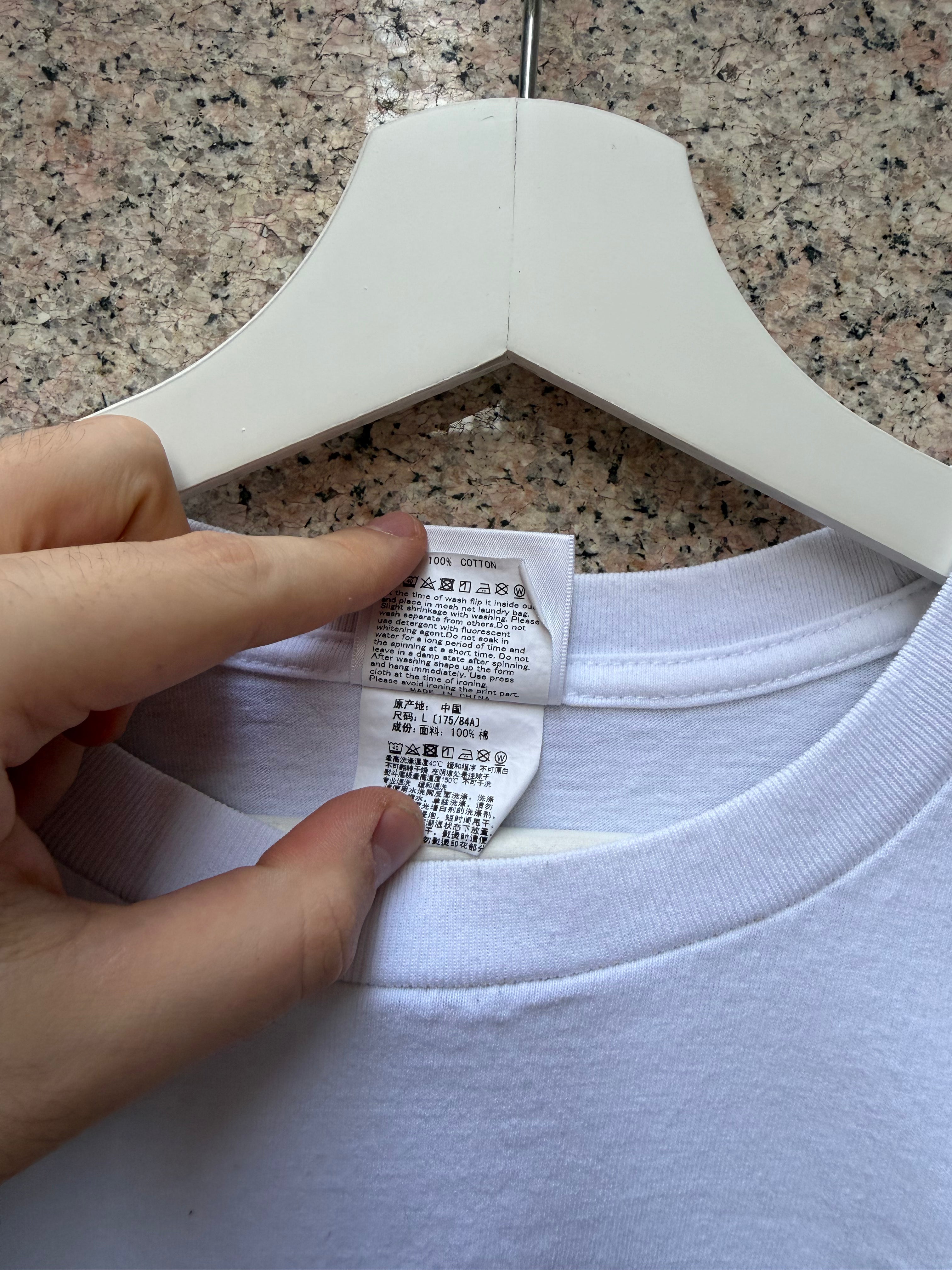 A Bathing Ape Bape Tee Multicolor White - L (USED)