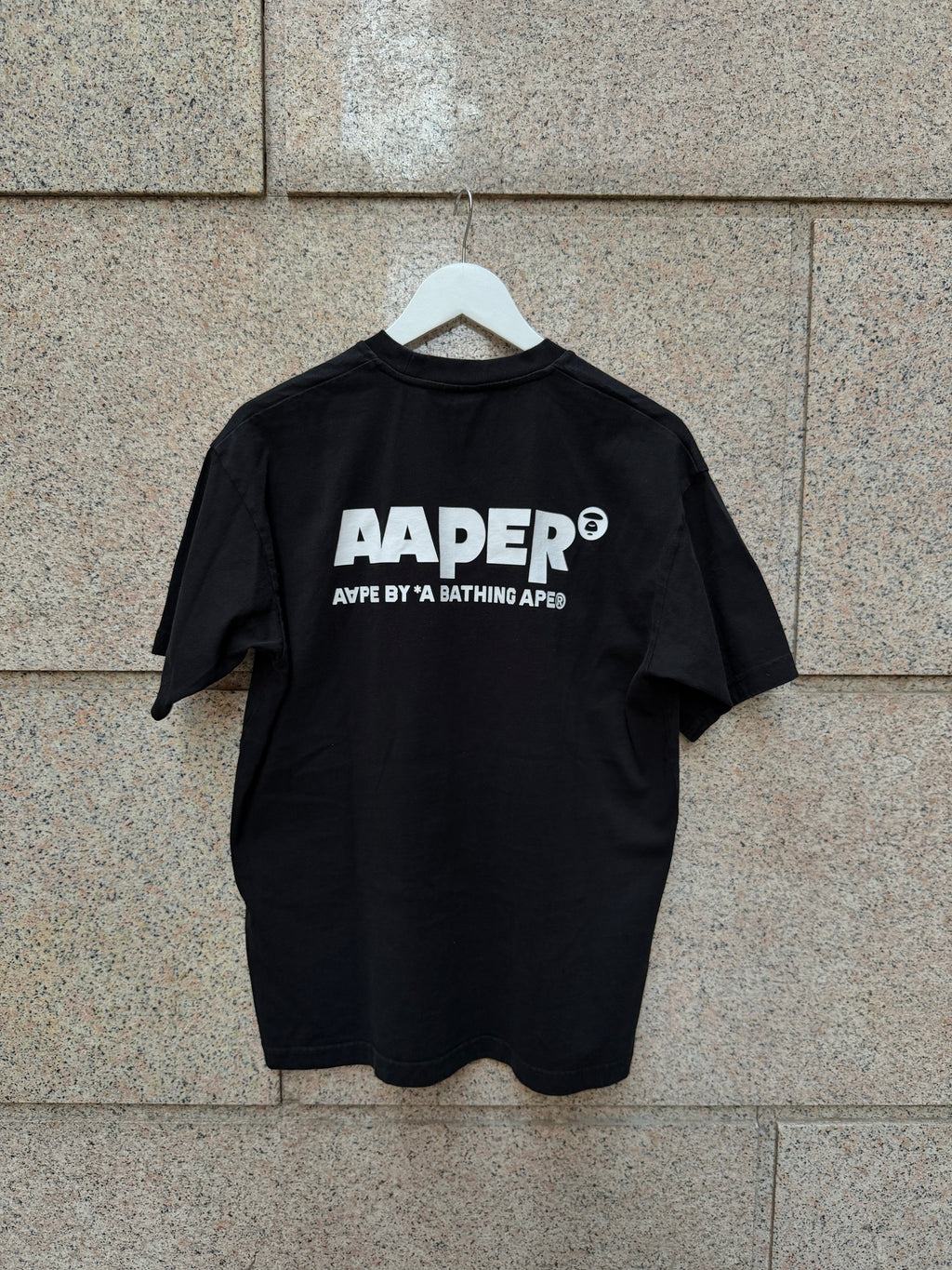 A Bathing Ape Bape Aaper Tee Black - M (USED)