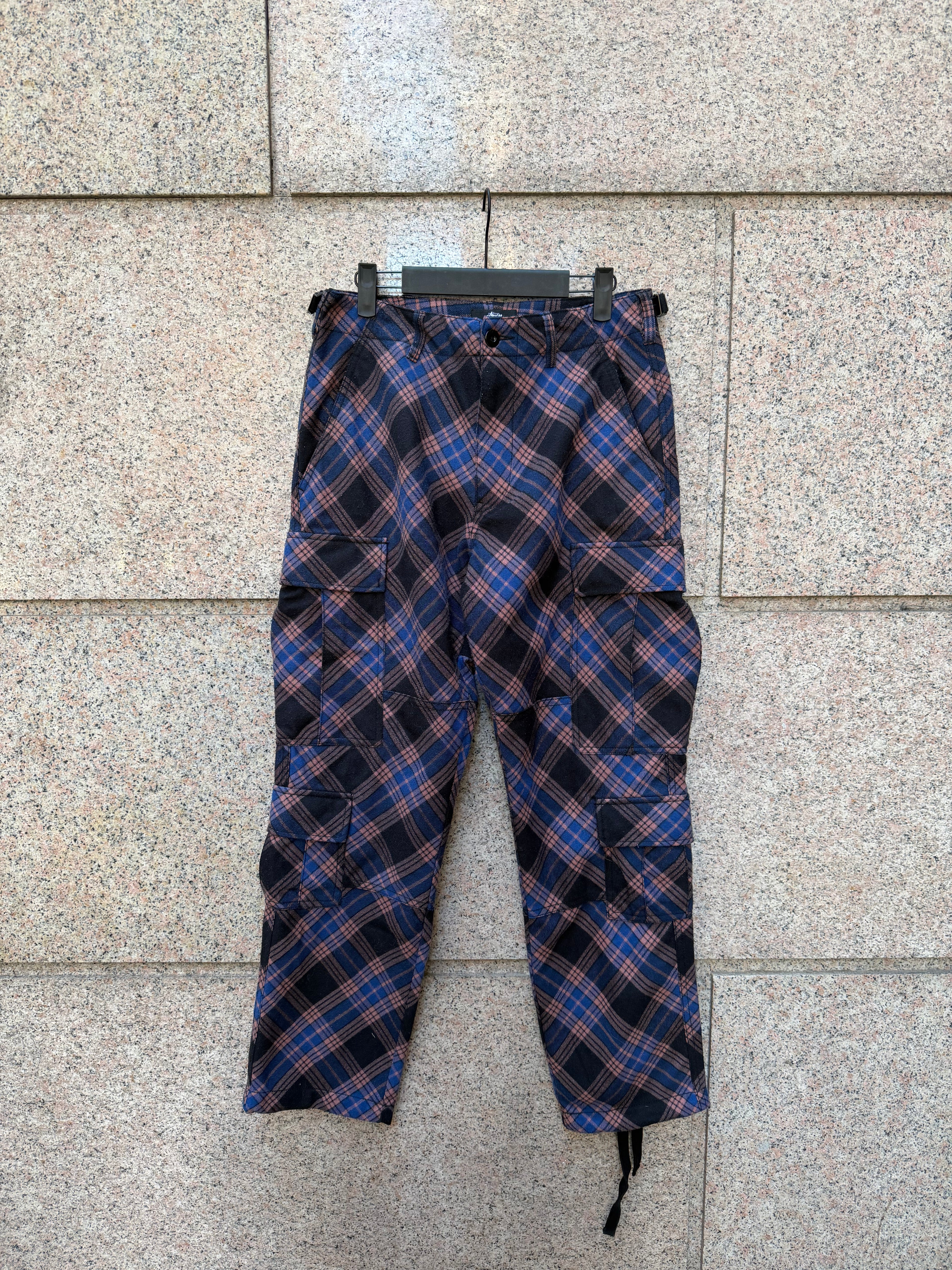 Stussy Pants Plaid Cargo - 28Us (USED)