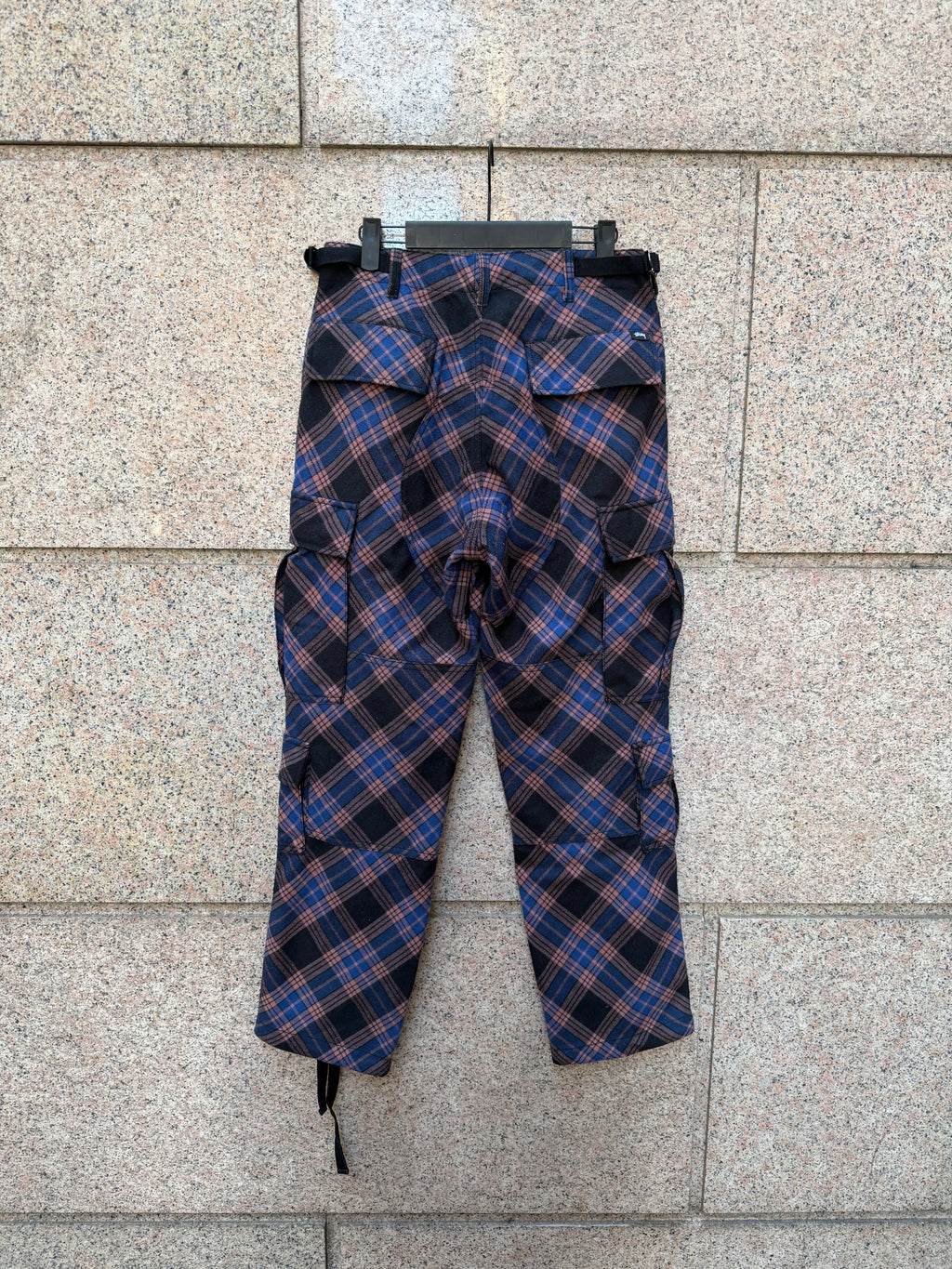 Stussy Pants Plaid Cargo - 28Us (USED)