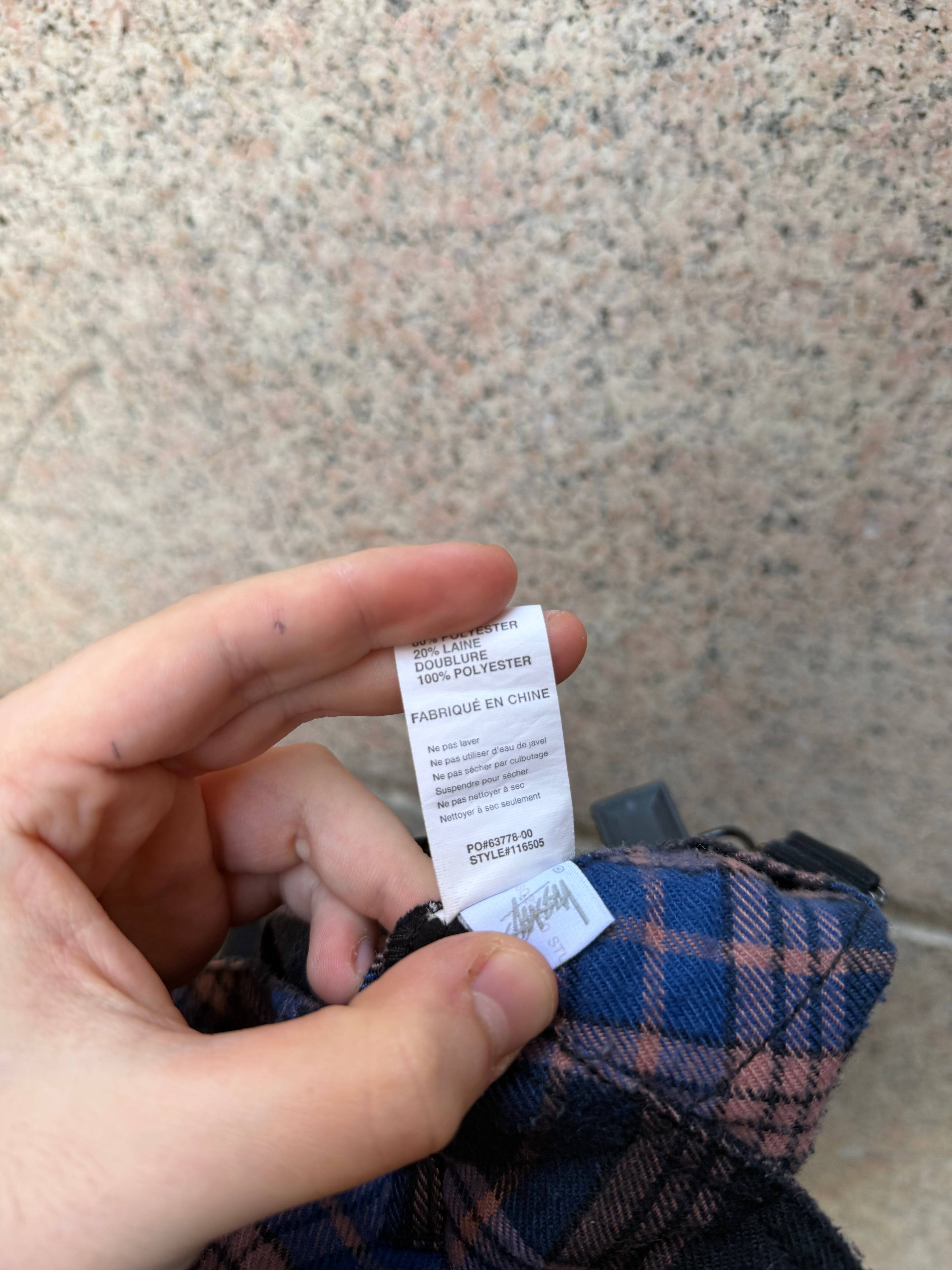 Stussy Pants Plaid Cargo - 28Us (USED)