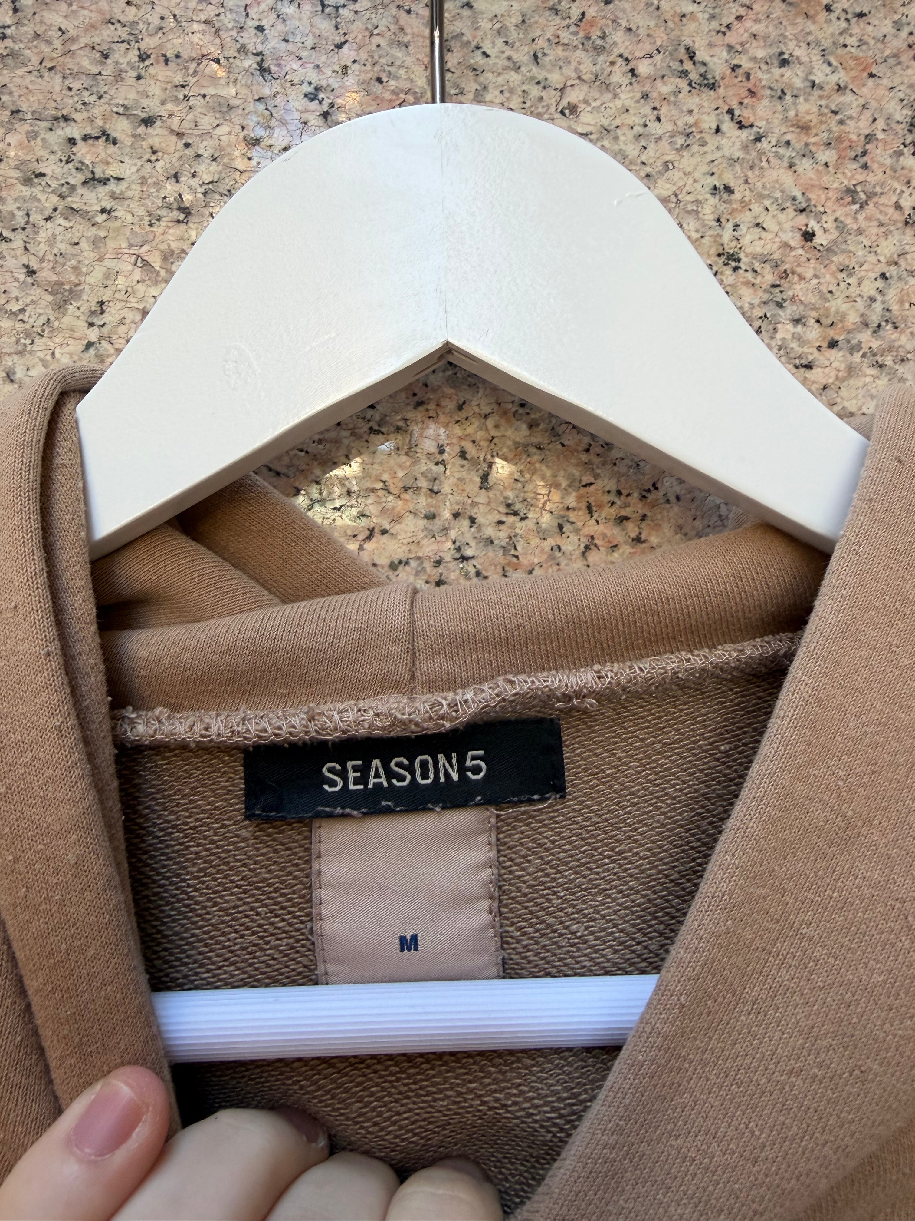 Yeezy Season 5 Calabasas Hoodie Beige  - M (USED)