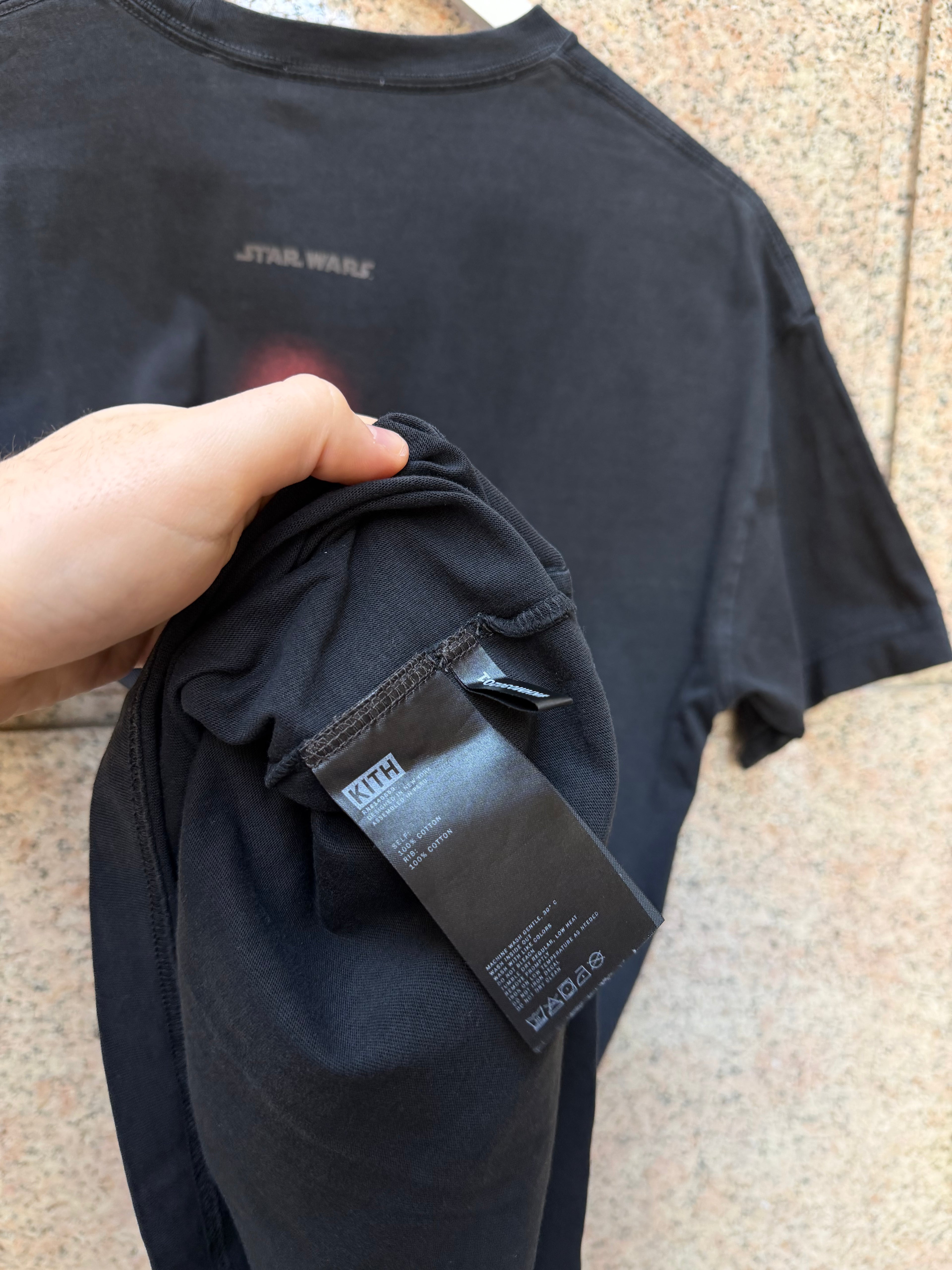 Kith X Star Wars Black T-Shirt - XS (USED)
