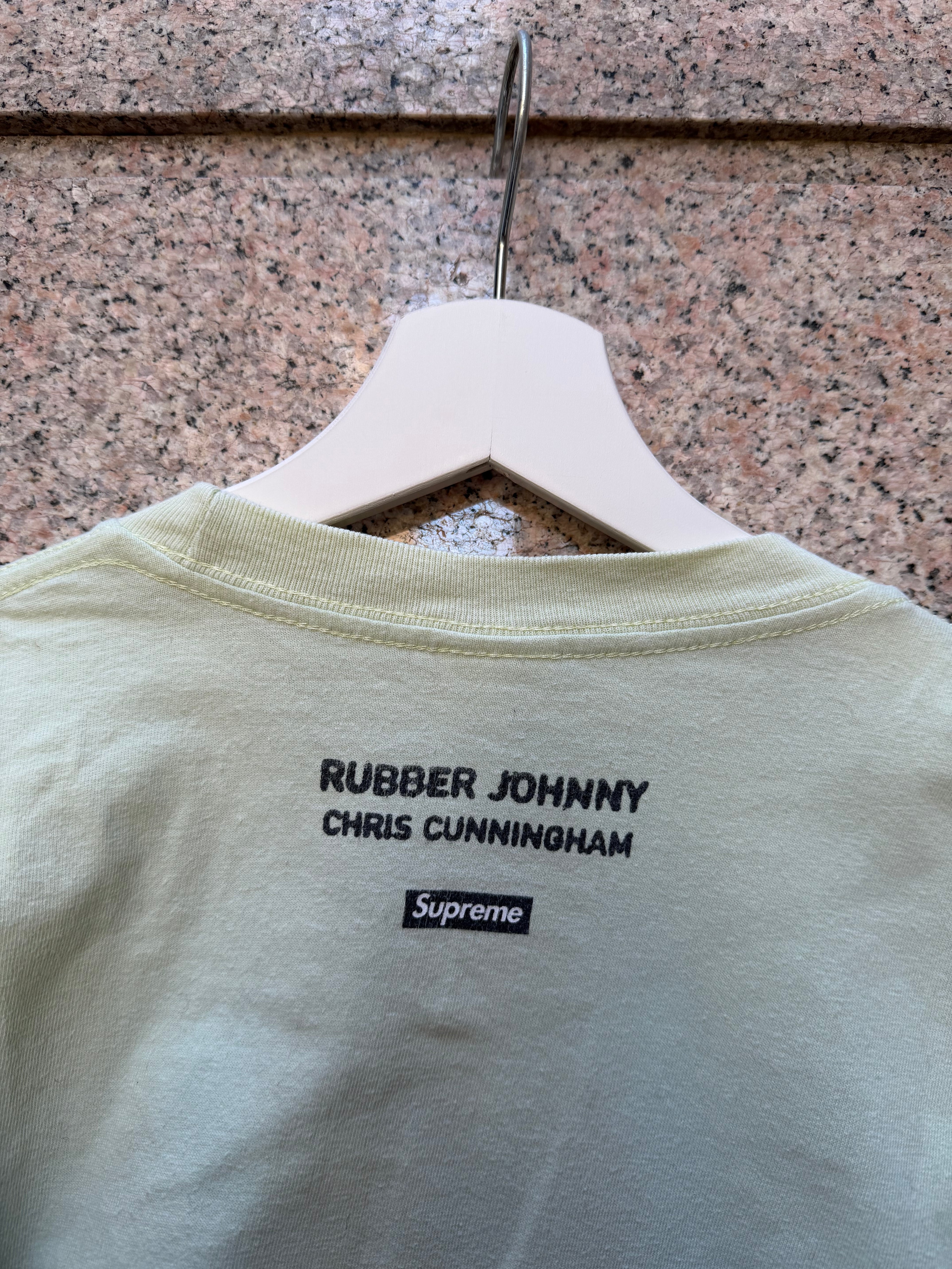 Supreme Chris Cunningham Rubber Johnny Tee Pale Mint Tee - M (USED)