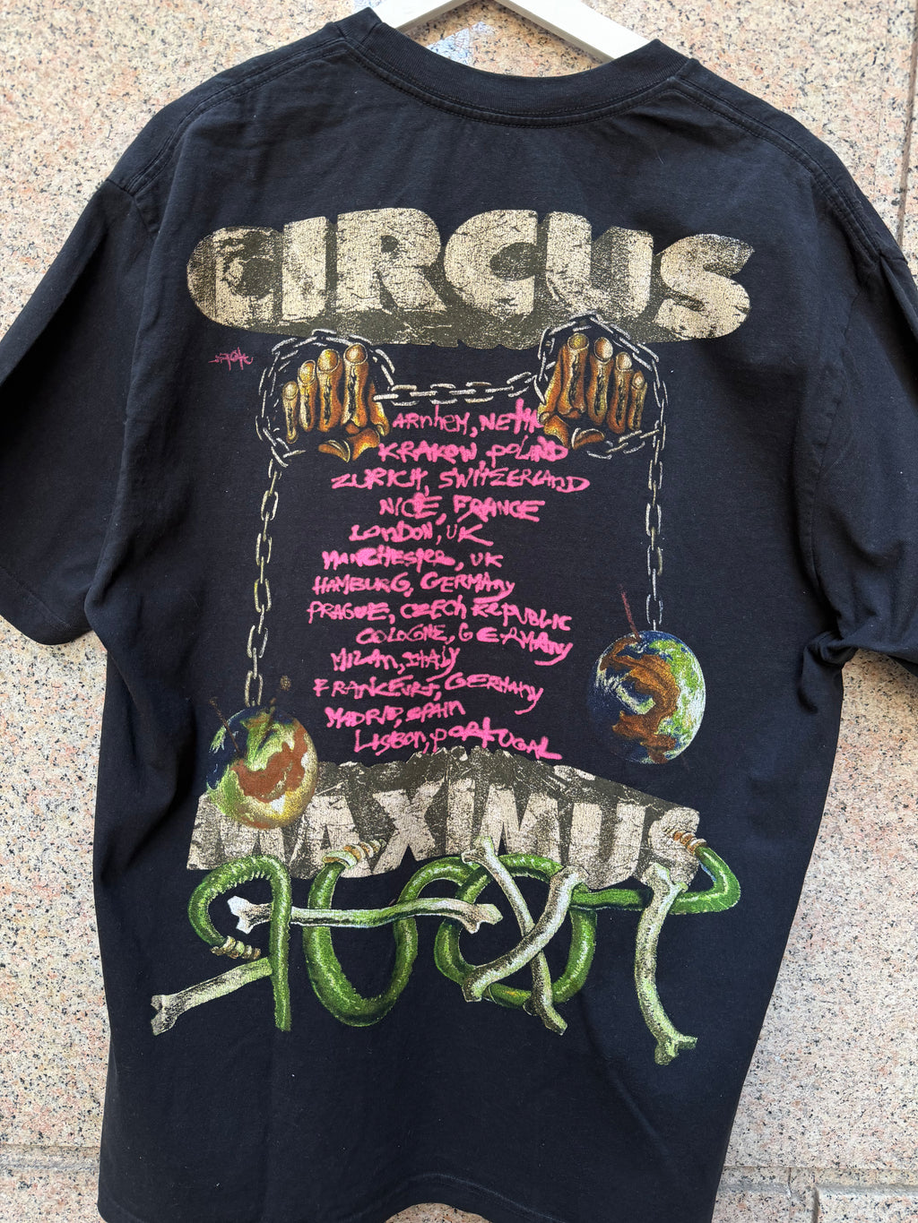 Travis Scott Cactus Jack Circus Maximus Tour Tee - XL (USED)