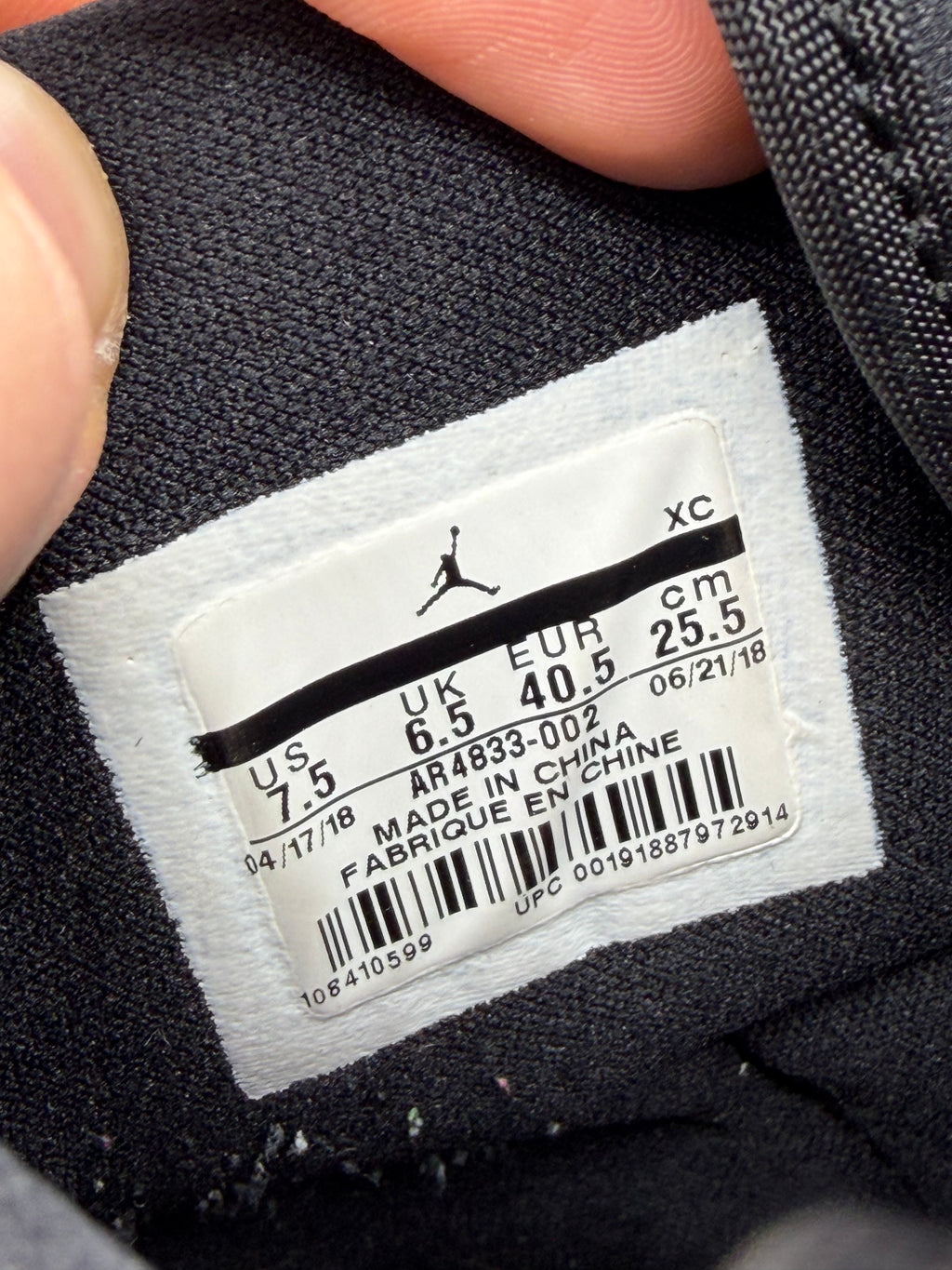 Jordan 1 High Zip Black Gum  - 40,5Eu (USED)