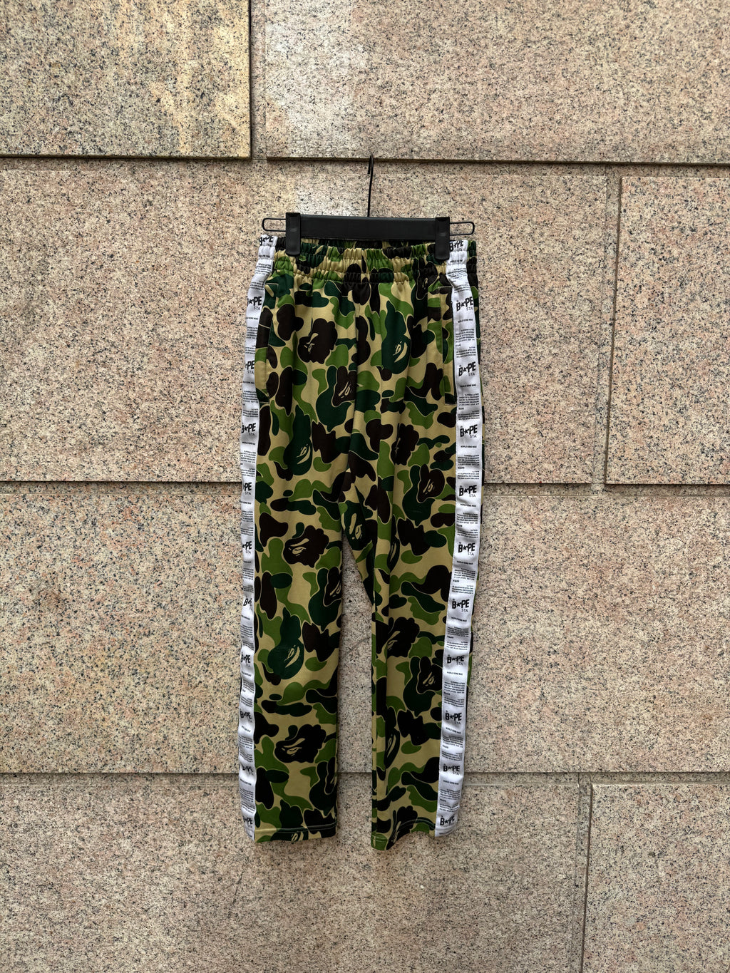 A Bathing Ape Bape Track Pants Camo - M (USED)