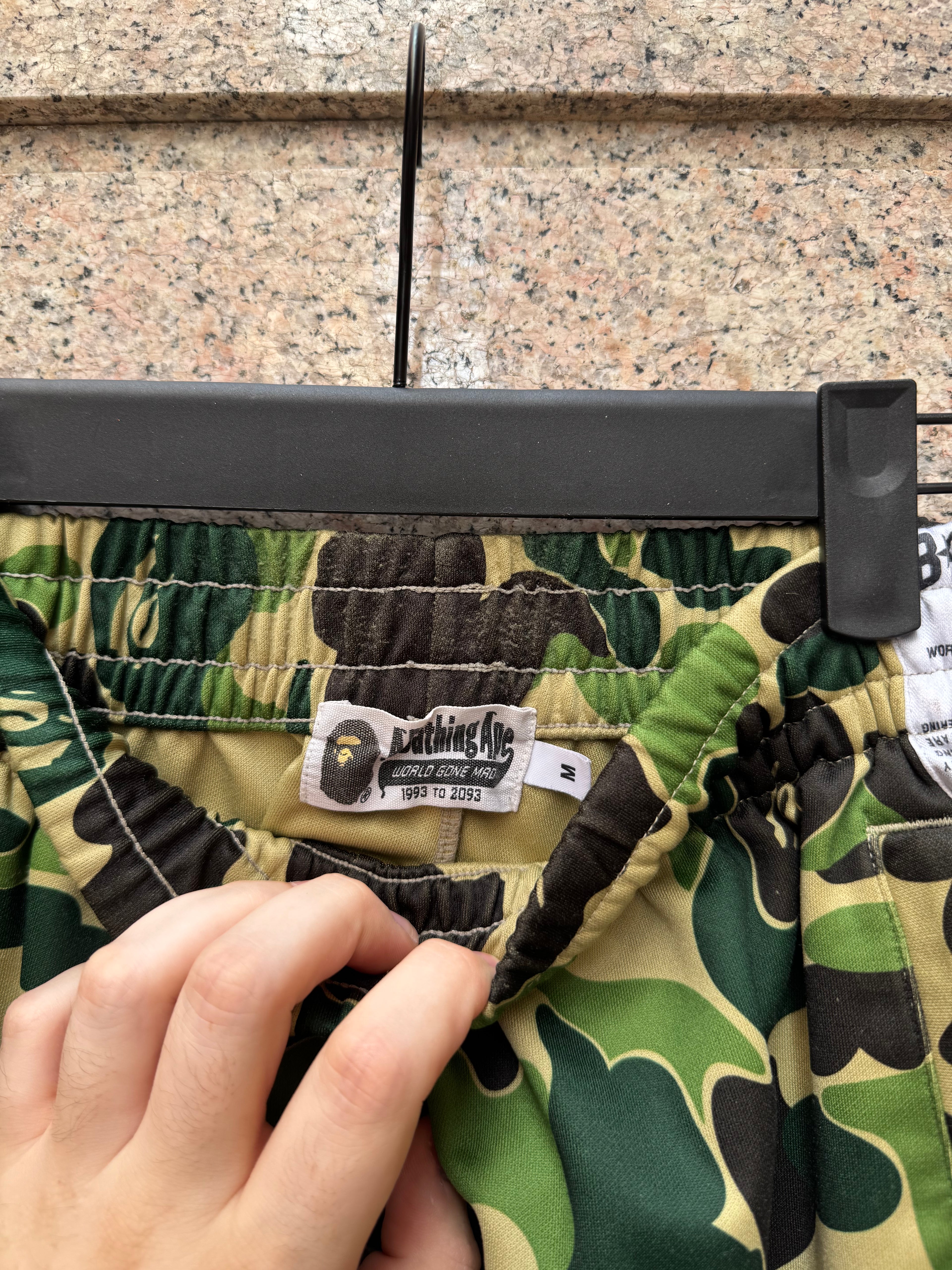 A Bathing Ape Bape Track Pants Camo - M (USED)