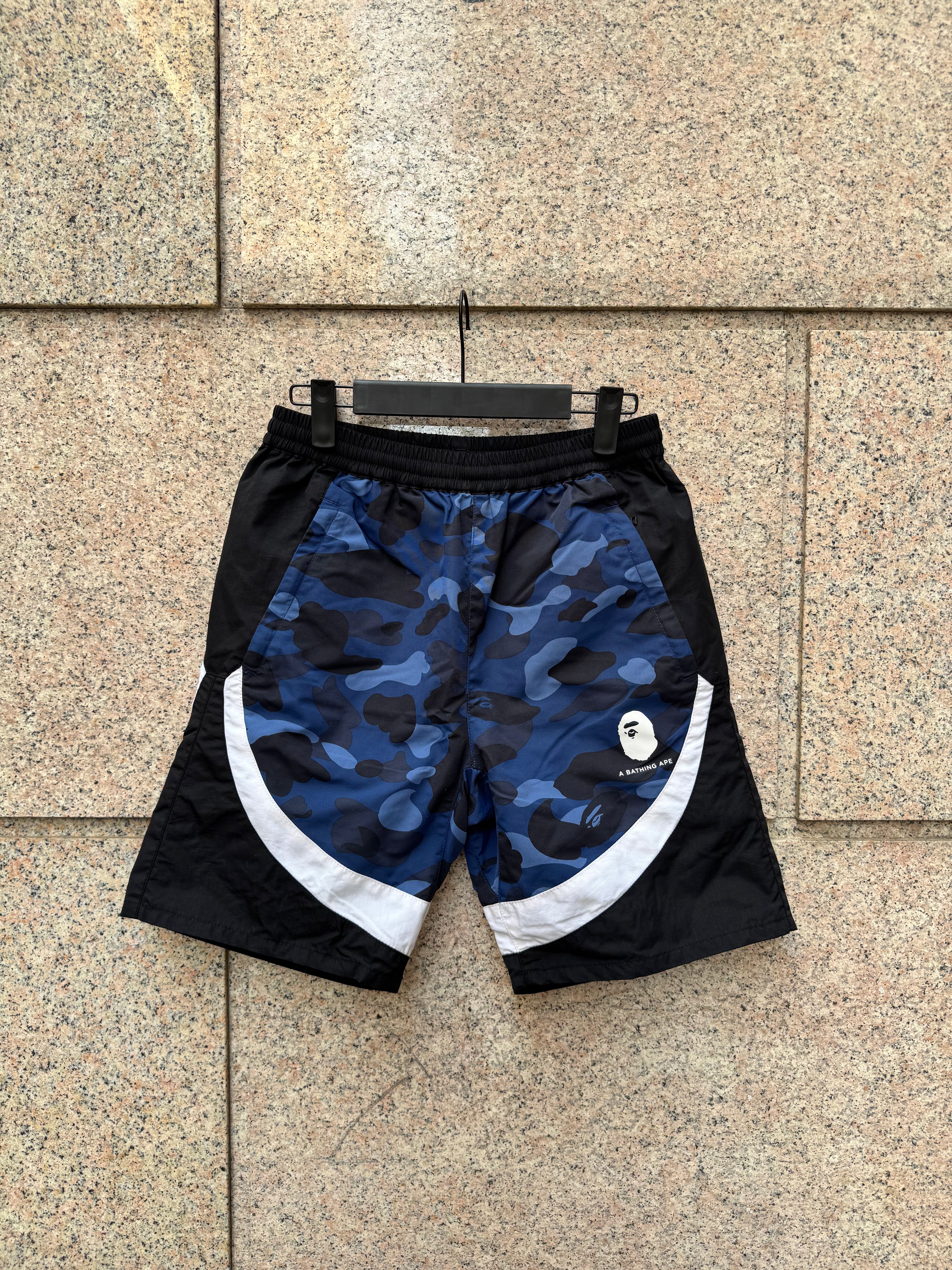 A Bathing Ape Bape Short Camo Blue - S (USED)