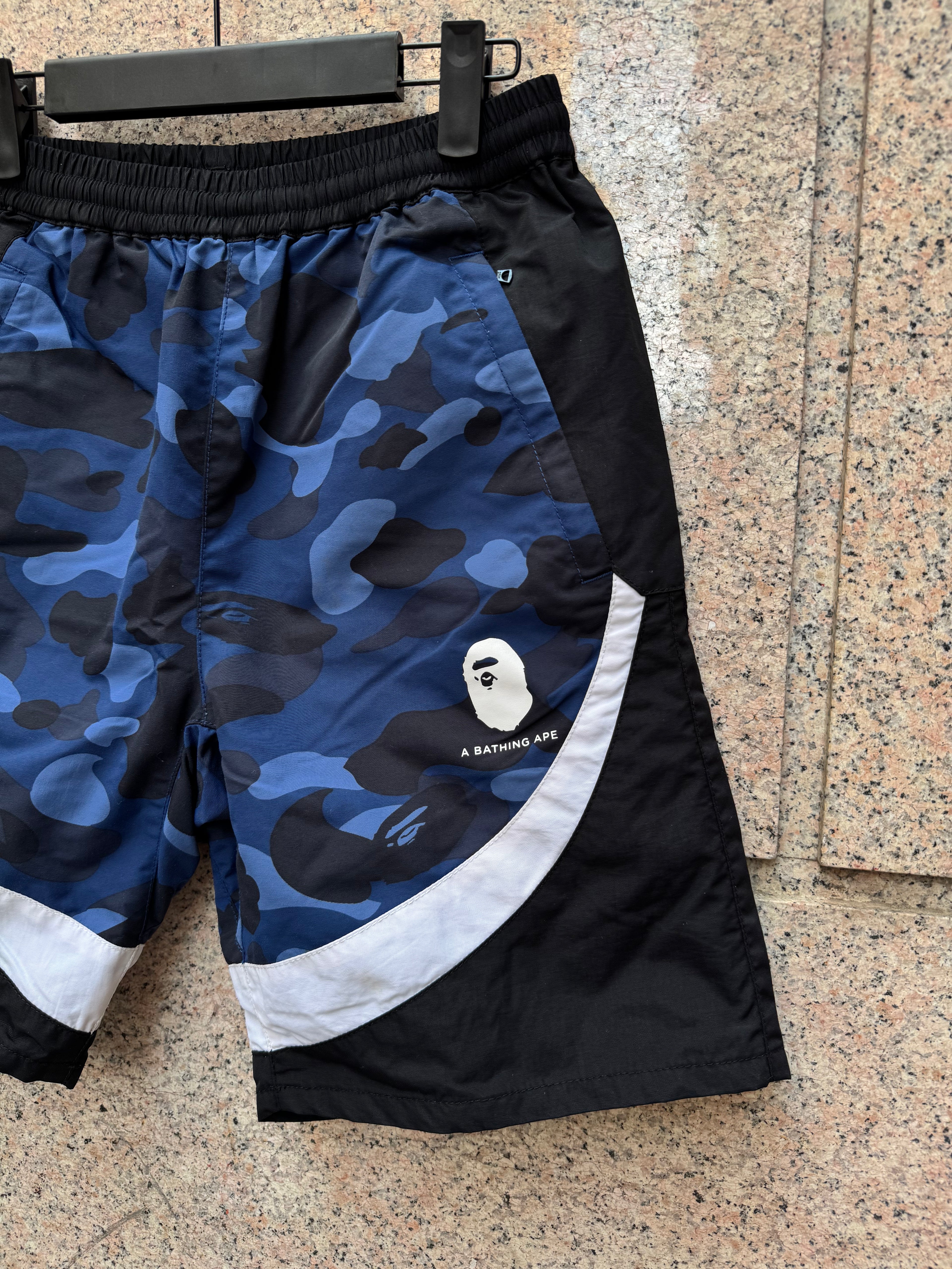 A Bathing Ape Bape Short Camo Blue - S (USED)