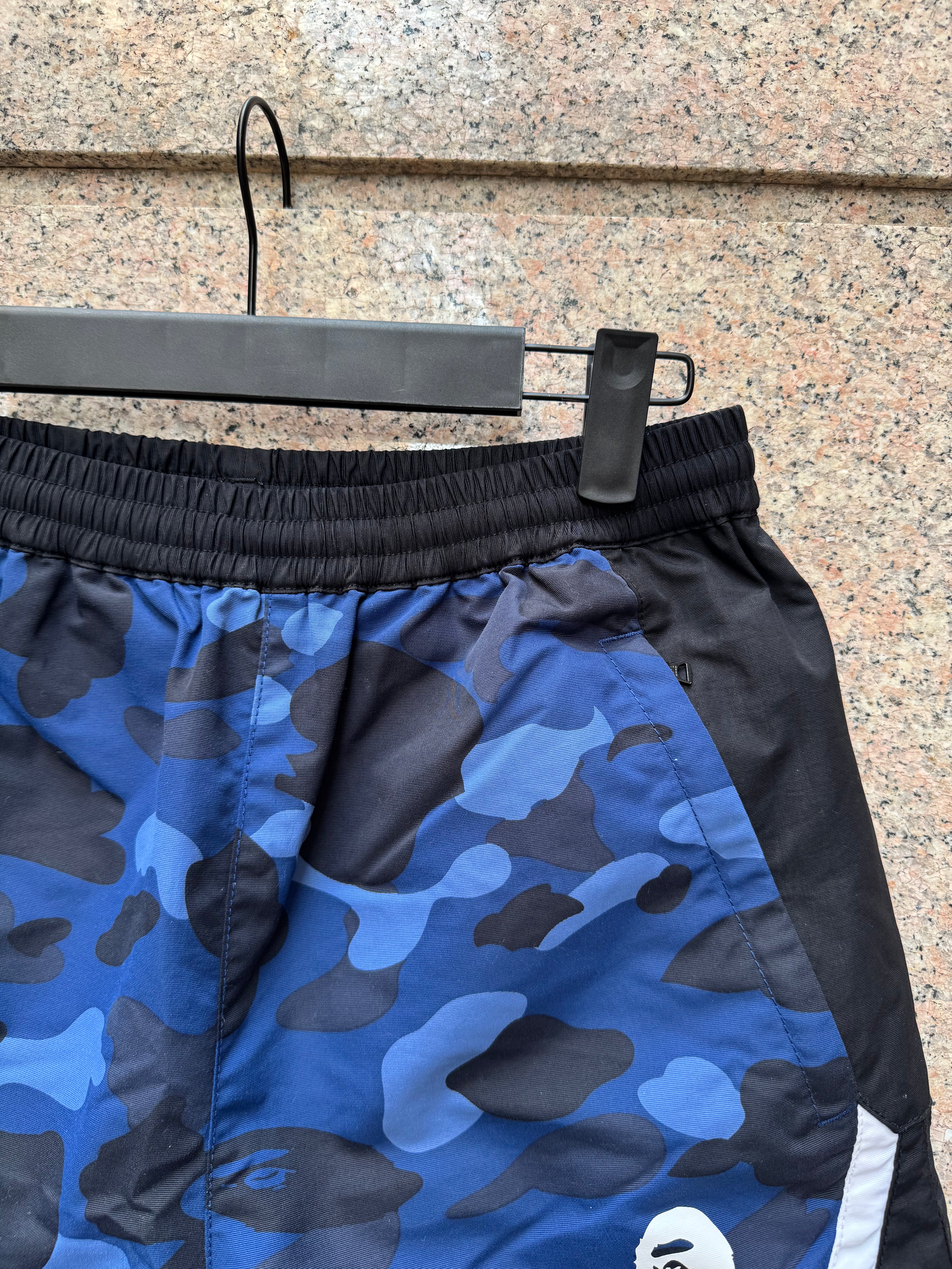 A Bathing Ape Bape Short Camo Blue - S (USED)