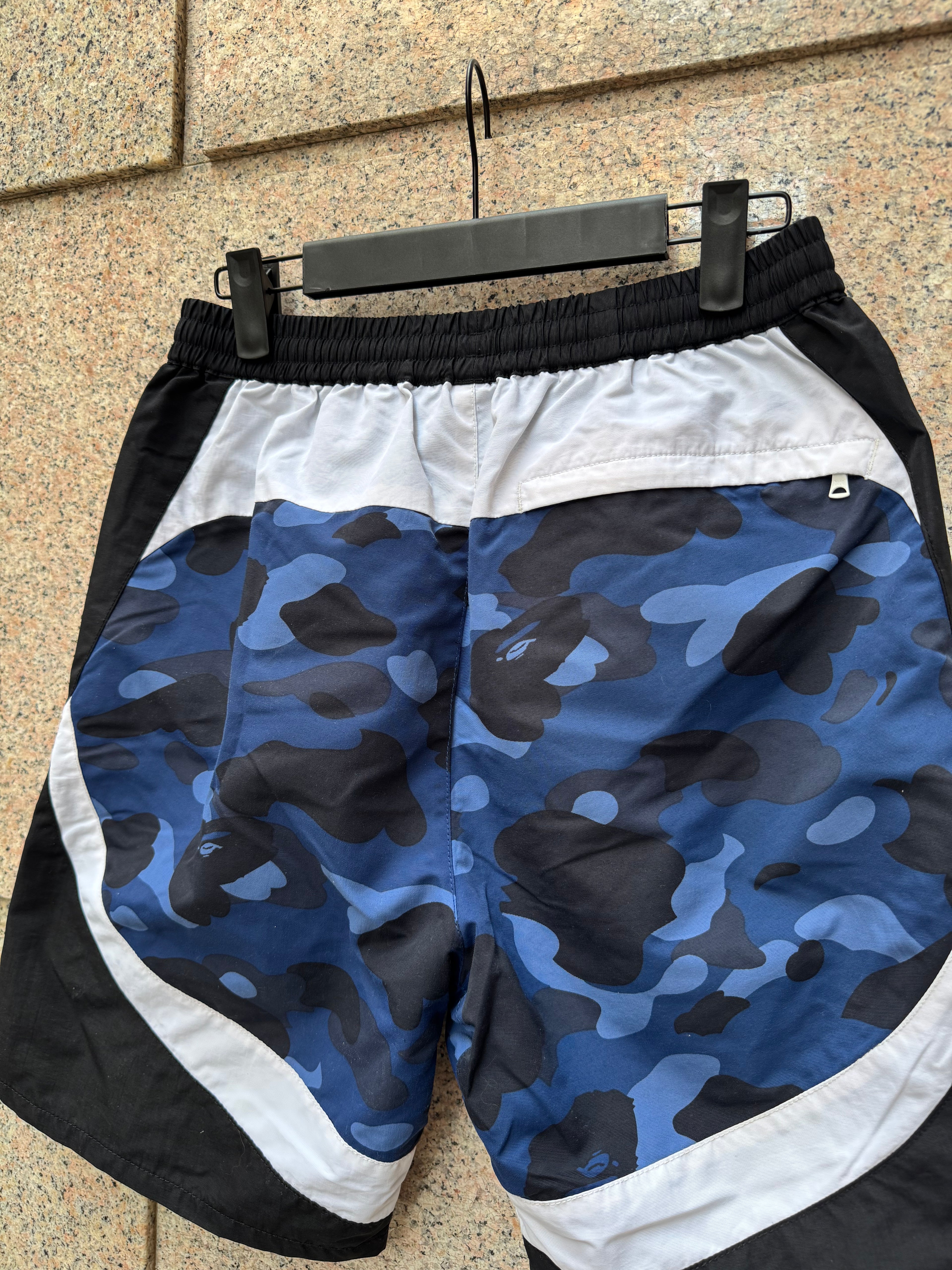 A Bathing Ape Bape Short Camo Blue - S (USED)