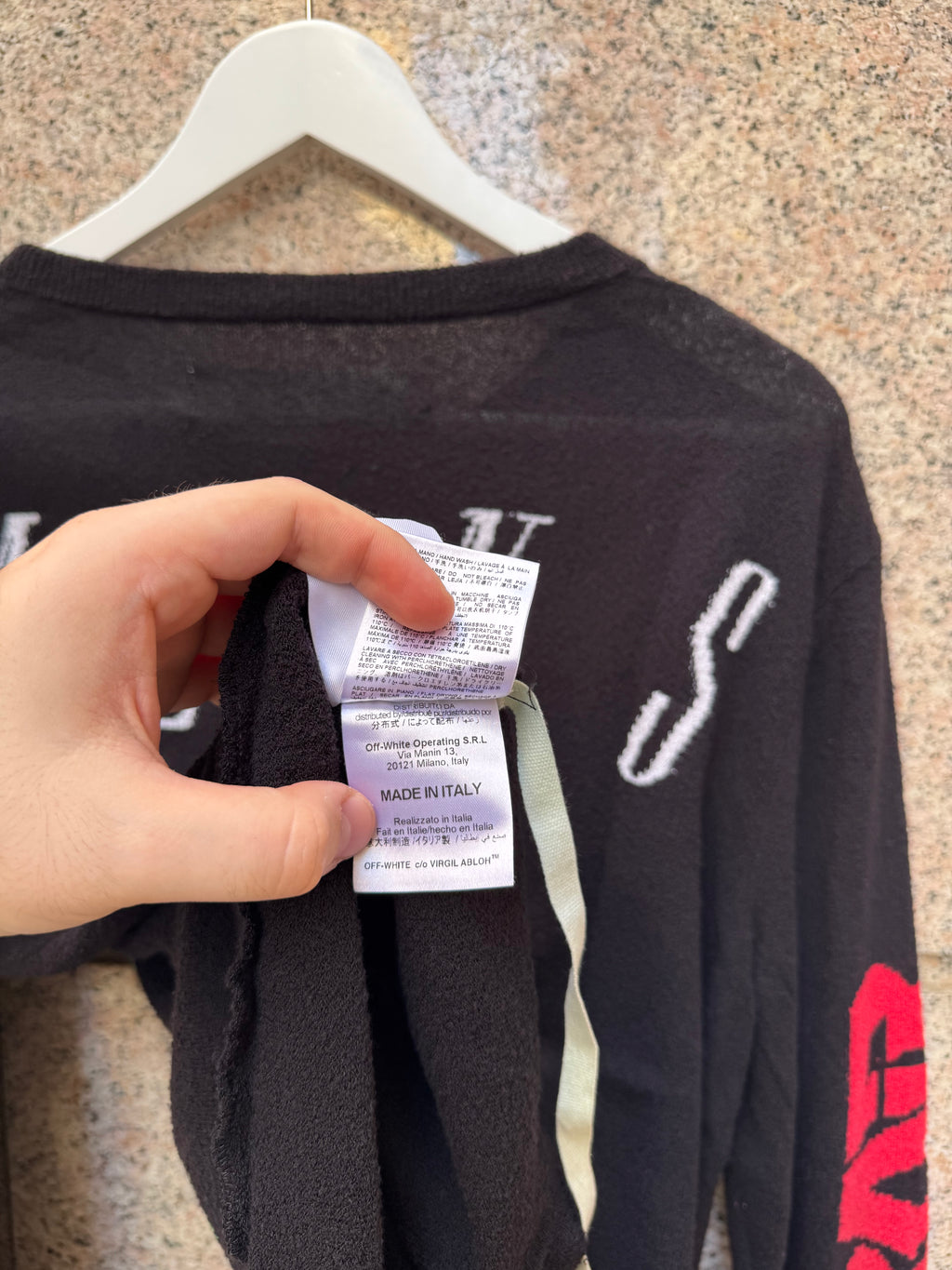 Off-White Skull Pullover - M (USED)