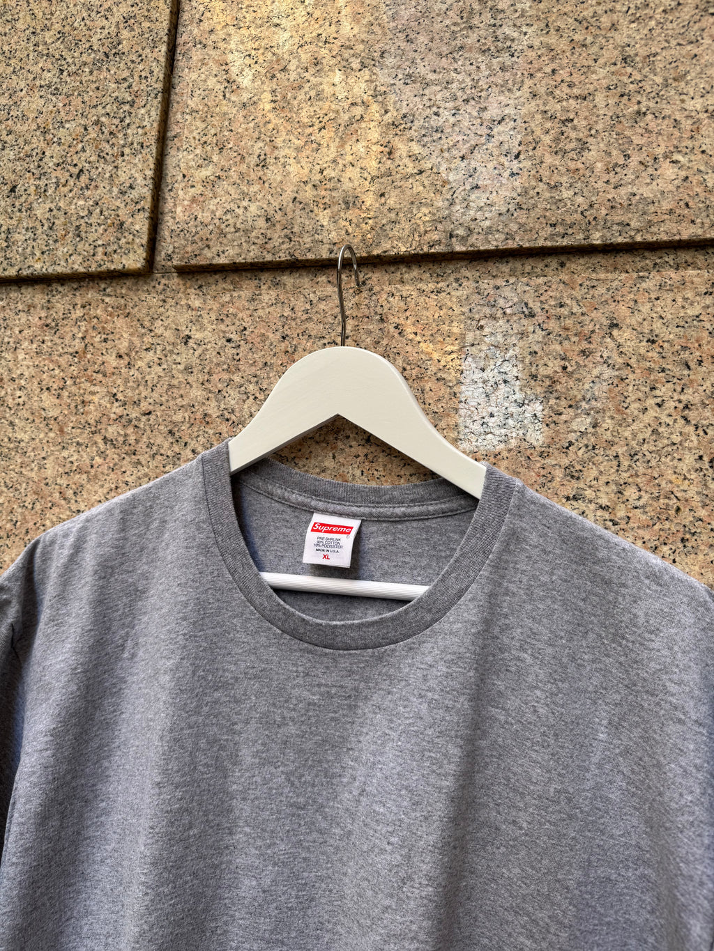 Supreme Backwards Tee Grey - XL (USED)