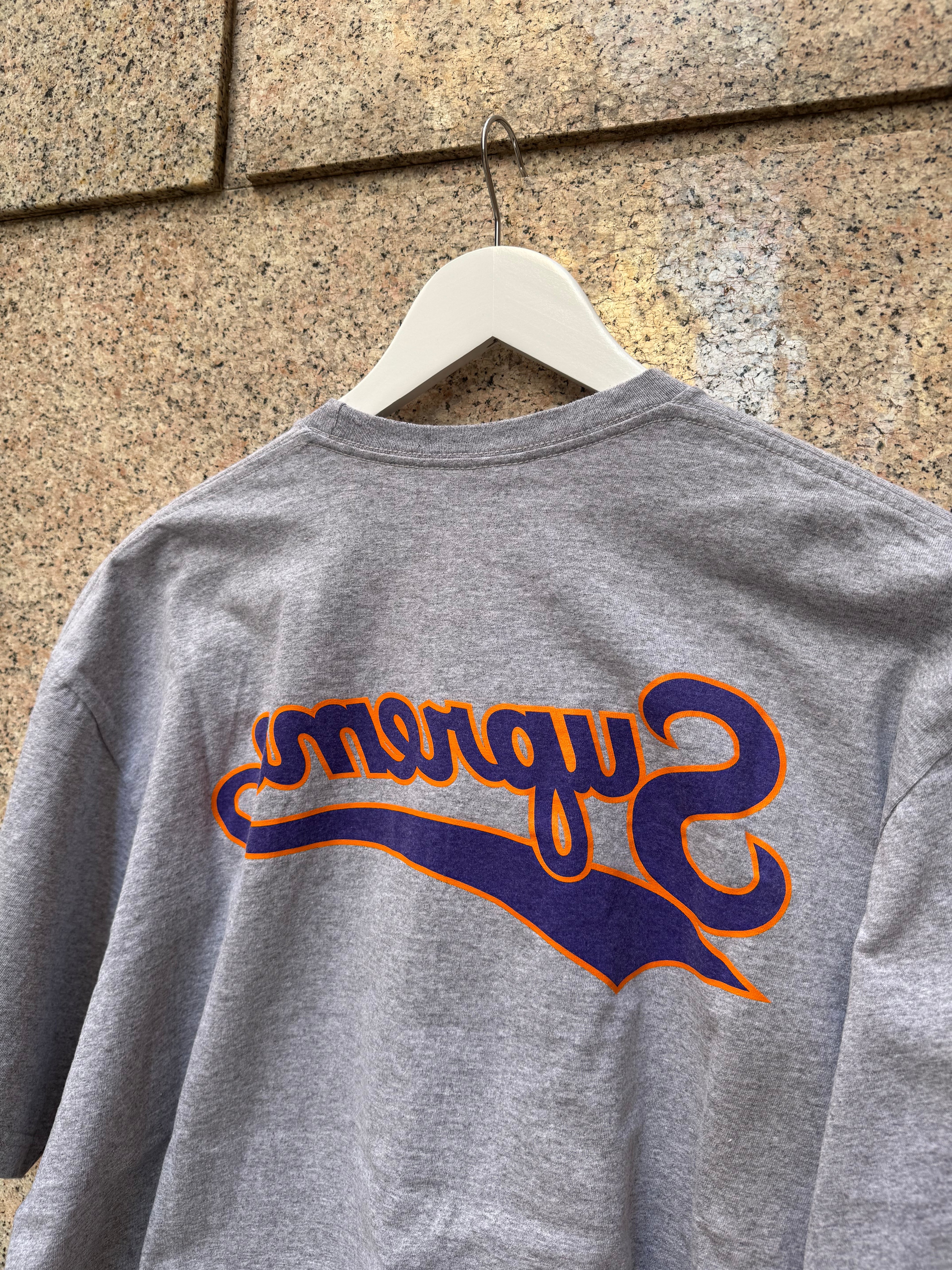 Supreme Backwards Tee Grey - XL (USED)