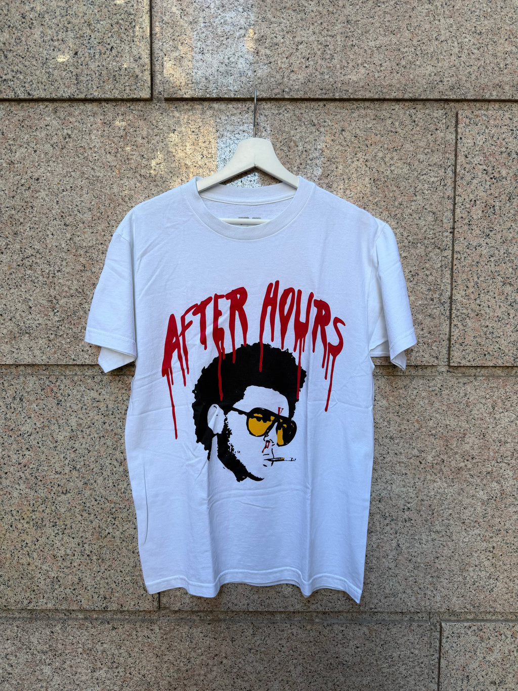 Vlone After Hours White Tee  - M (USED)