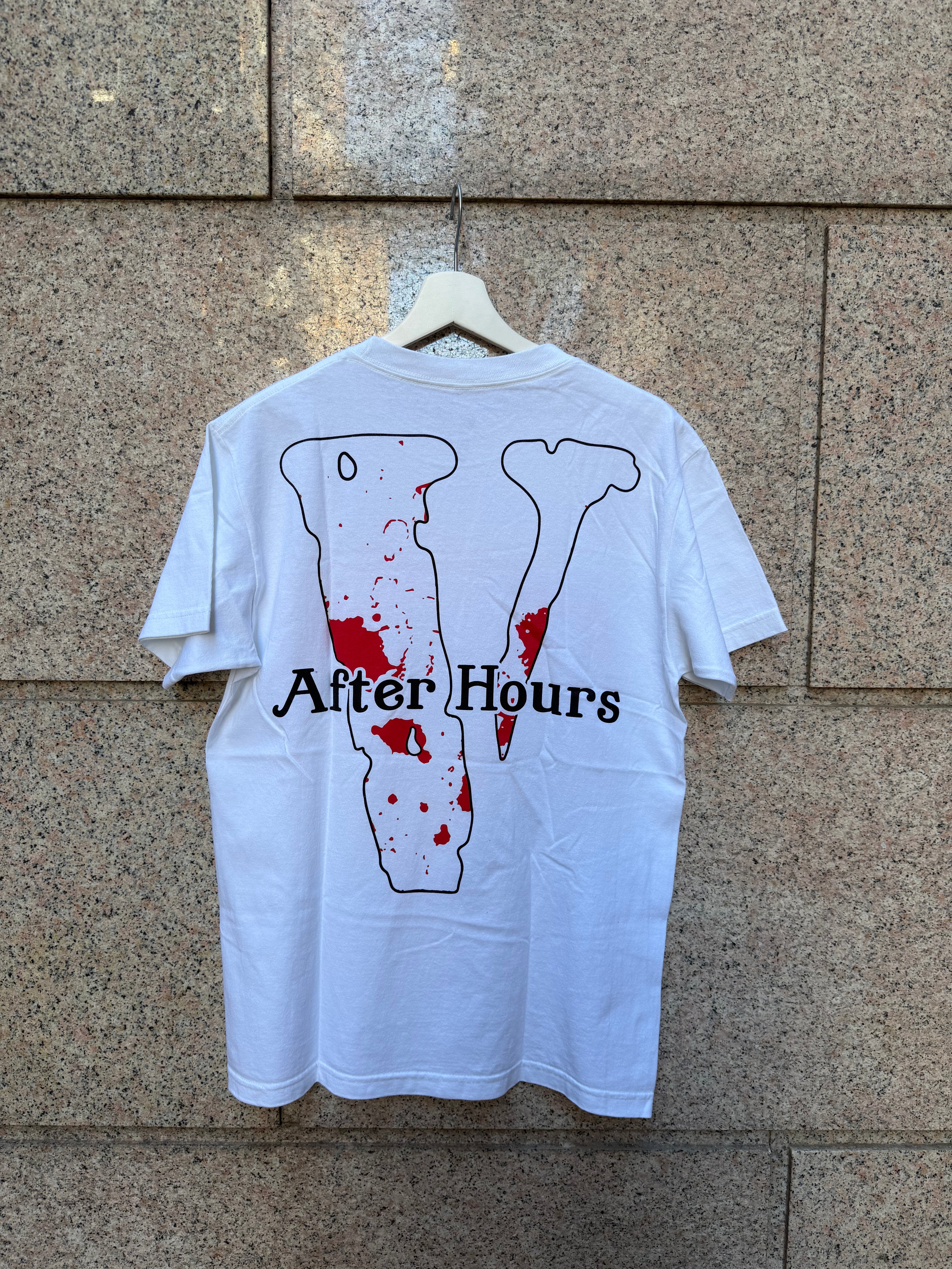 Vlone After Hours White Tee  - M (USED)