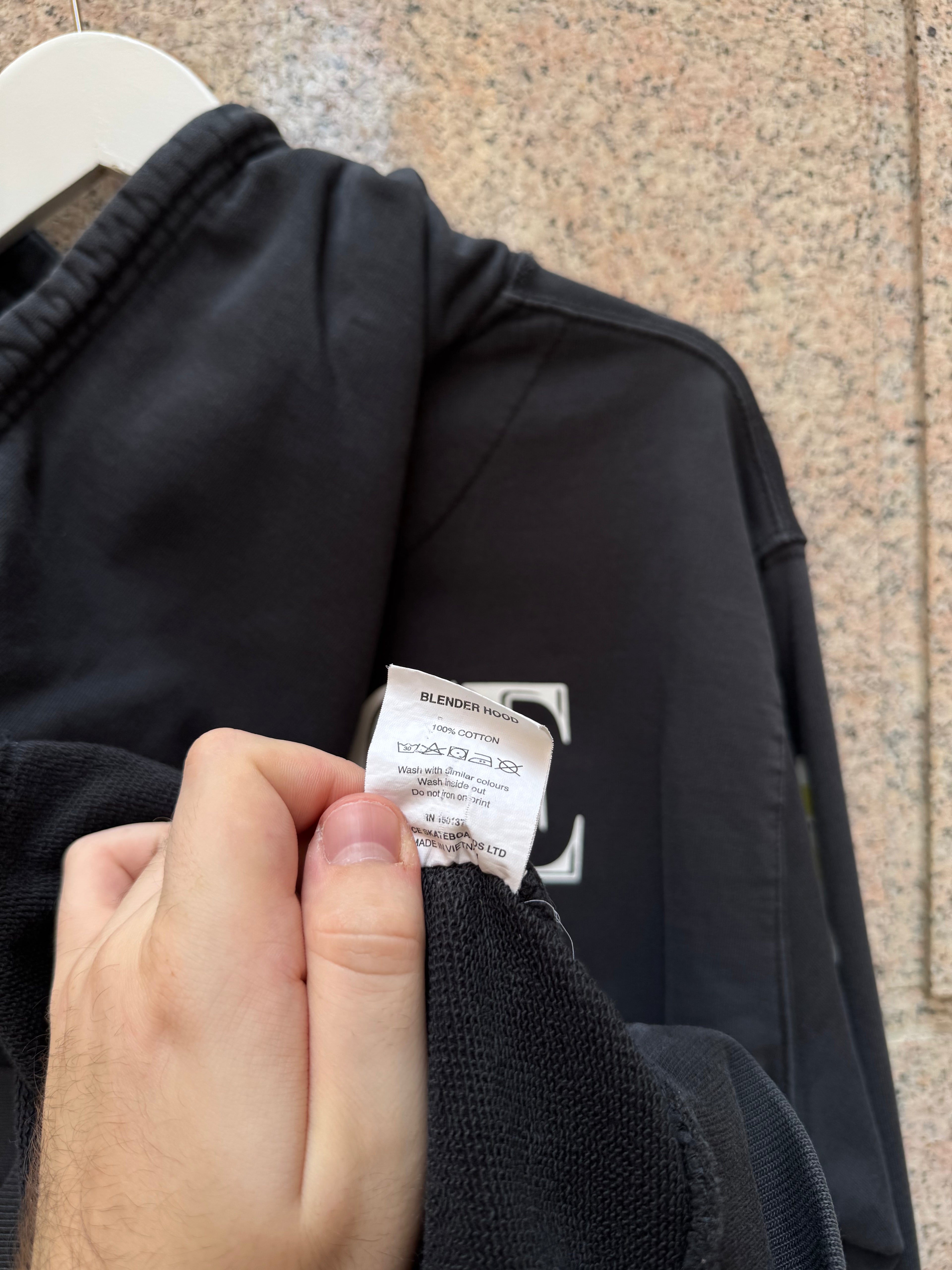 Palace Blender Premium Black Hoodie - M (USED)