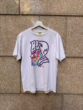 A Bathing Ape Bape Graffiti WHite Tee - L (USED)