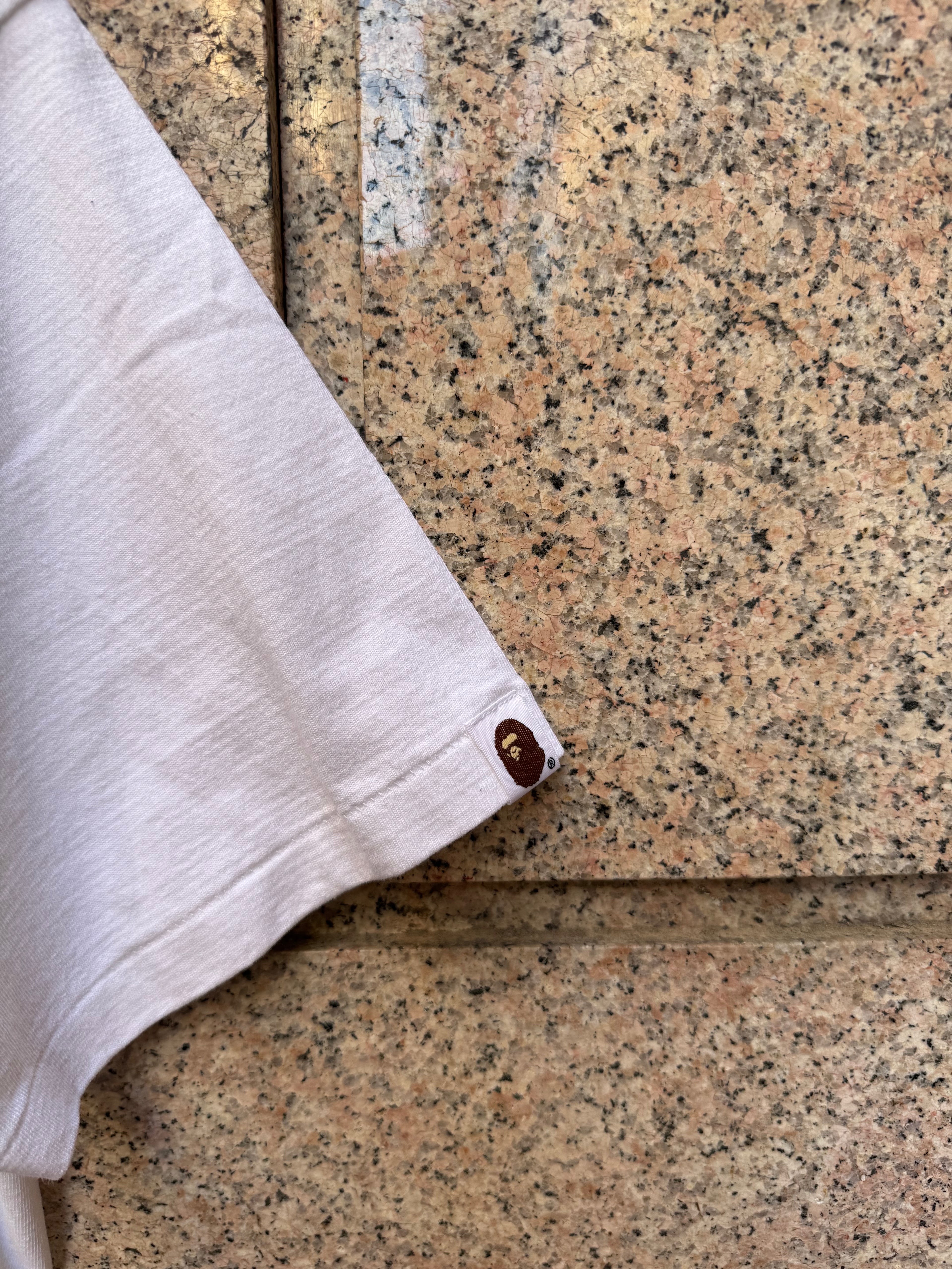 A Bathing Ape Bape Graffiti WHite Tee - L (USED)