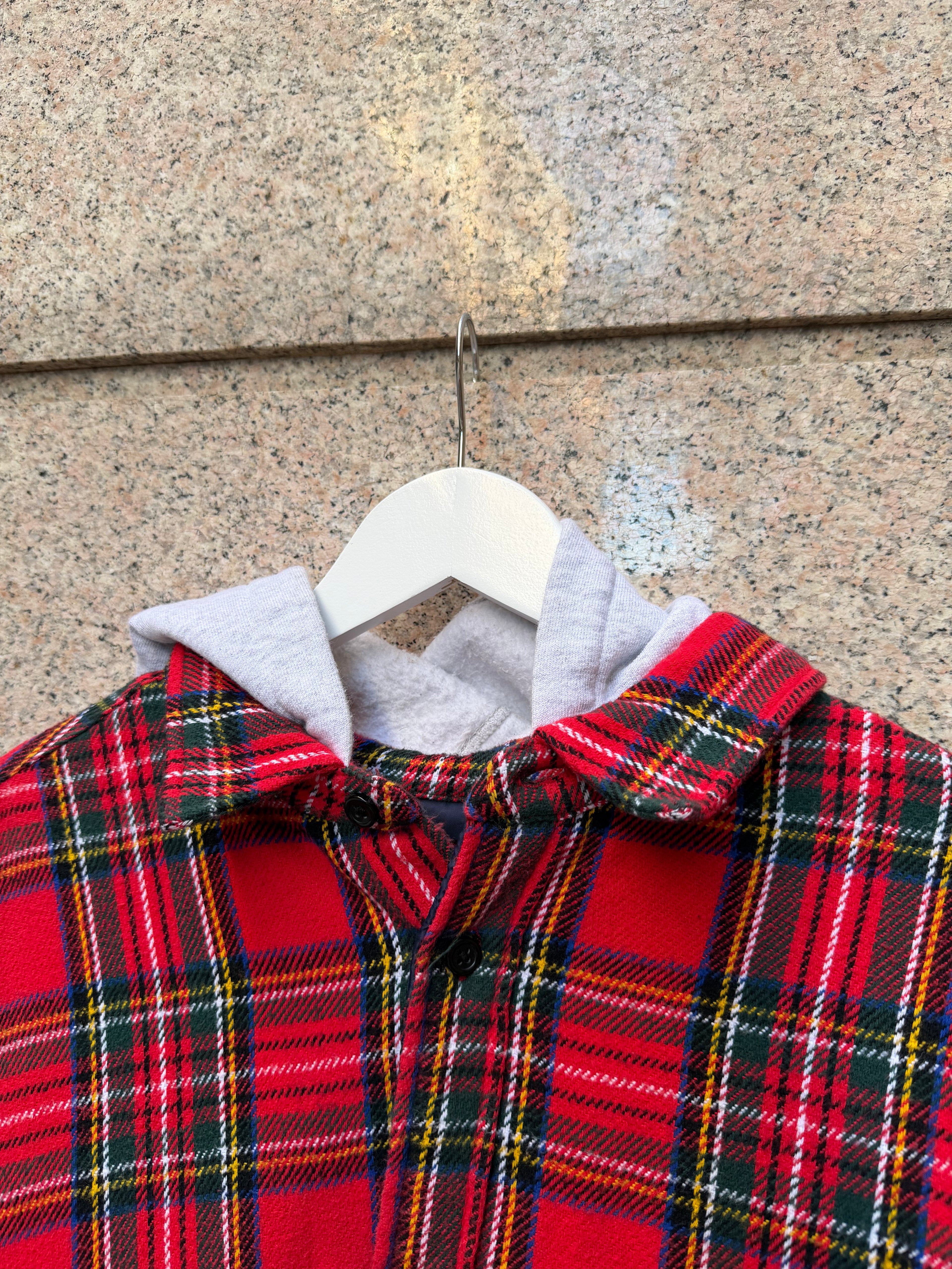 Supreme Flannell Shirt Tartan Quilted - L (USED)