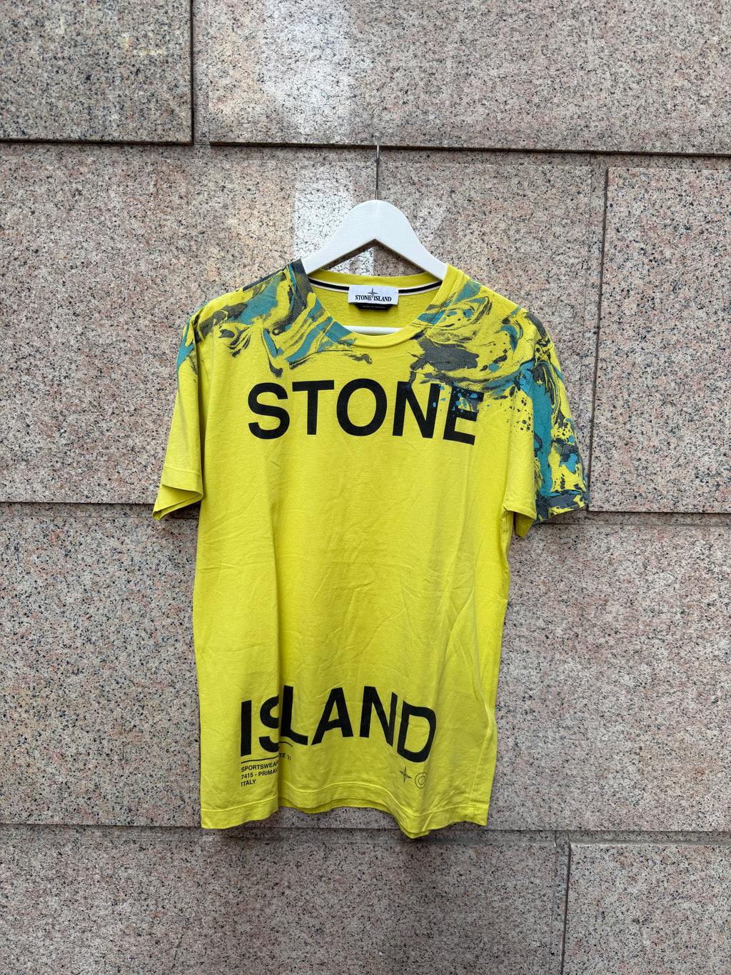 Stone Island Yellow Tee - L (USED)