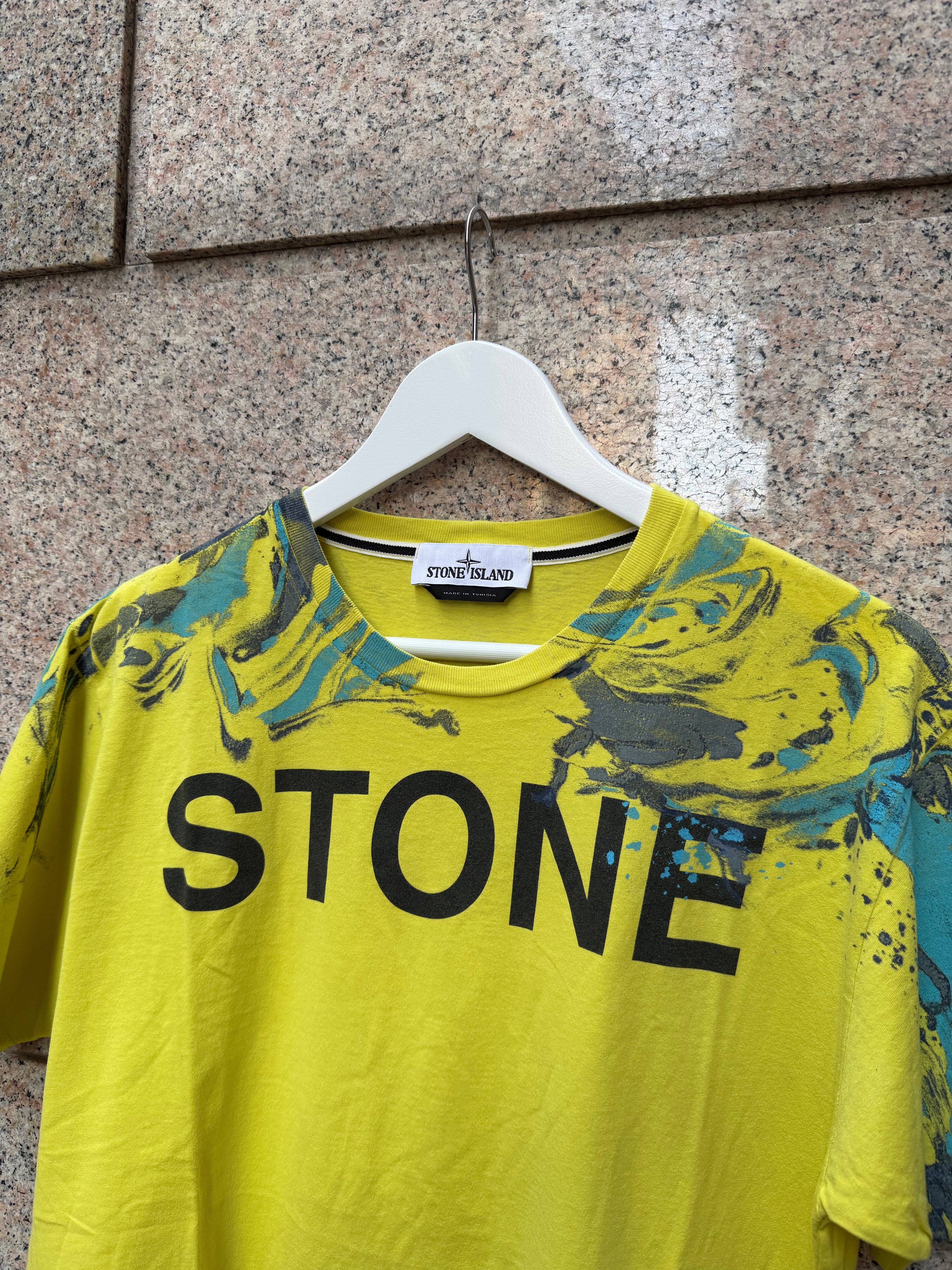 Stone Island Yellow Tee - L (USED)