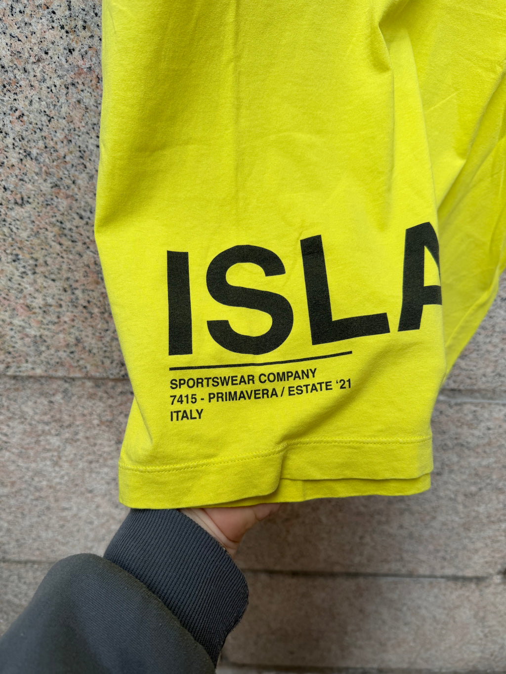 Stone Island Yellow Tee - L (USED)