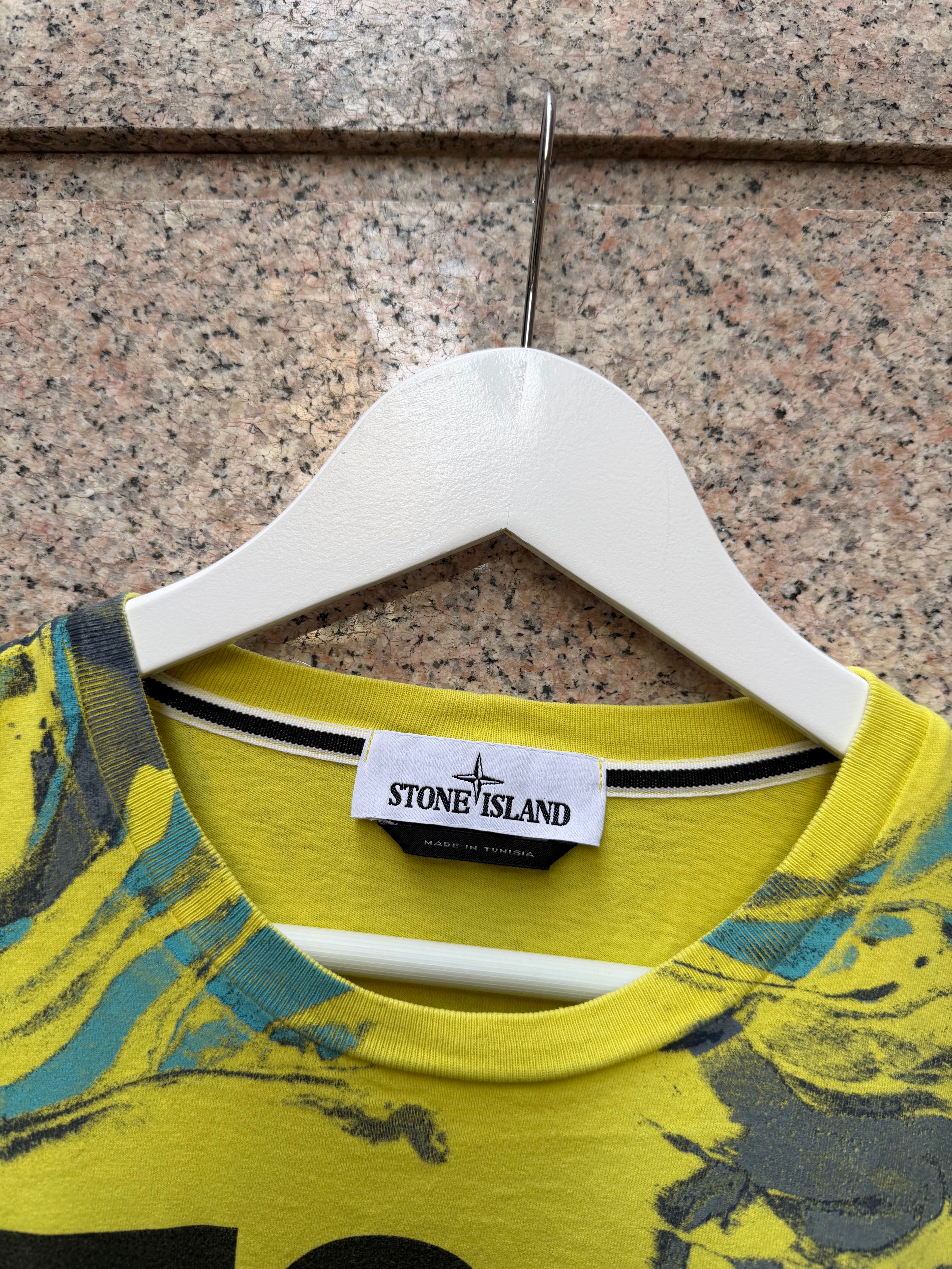 Stone Island Yellow Tee - L (USED)